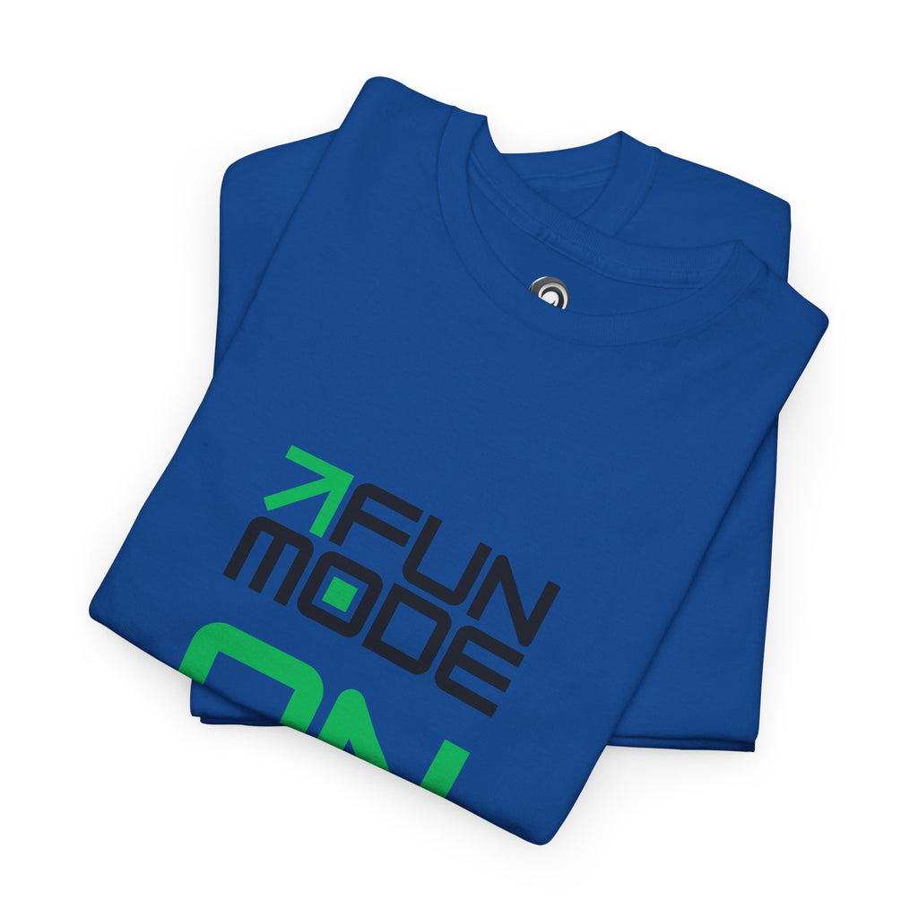 Fun Mode ON (Black) Unisex Heavy Cotton Tee - Casual Wear