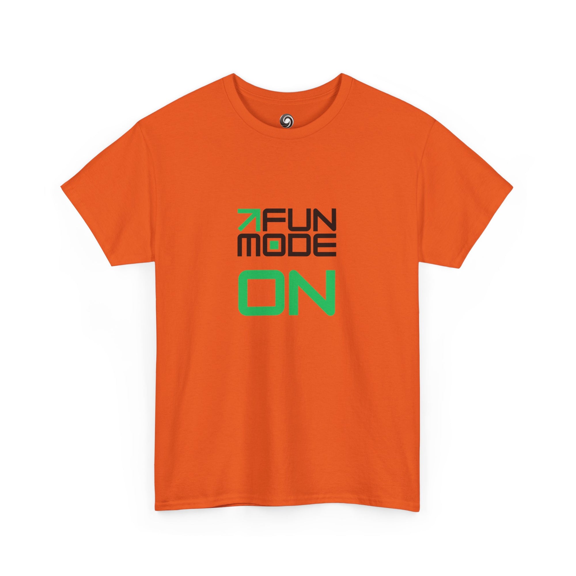 Fun Mode ON (Black) Unisex Heavy Cotton Tee - Casual Wear