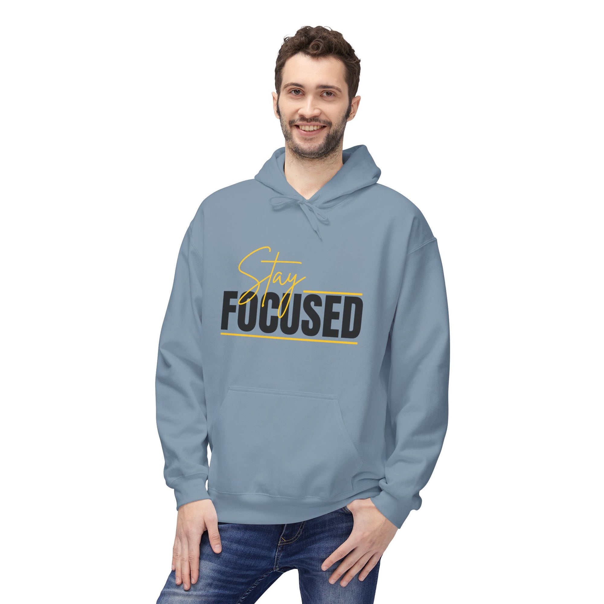 Stay Focused Unisex Hoodie - Motivational Apparel