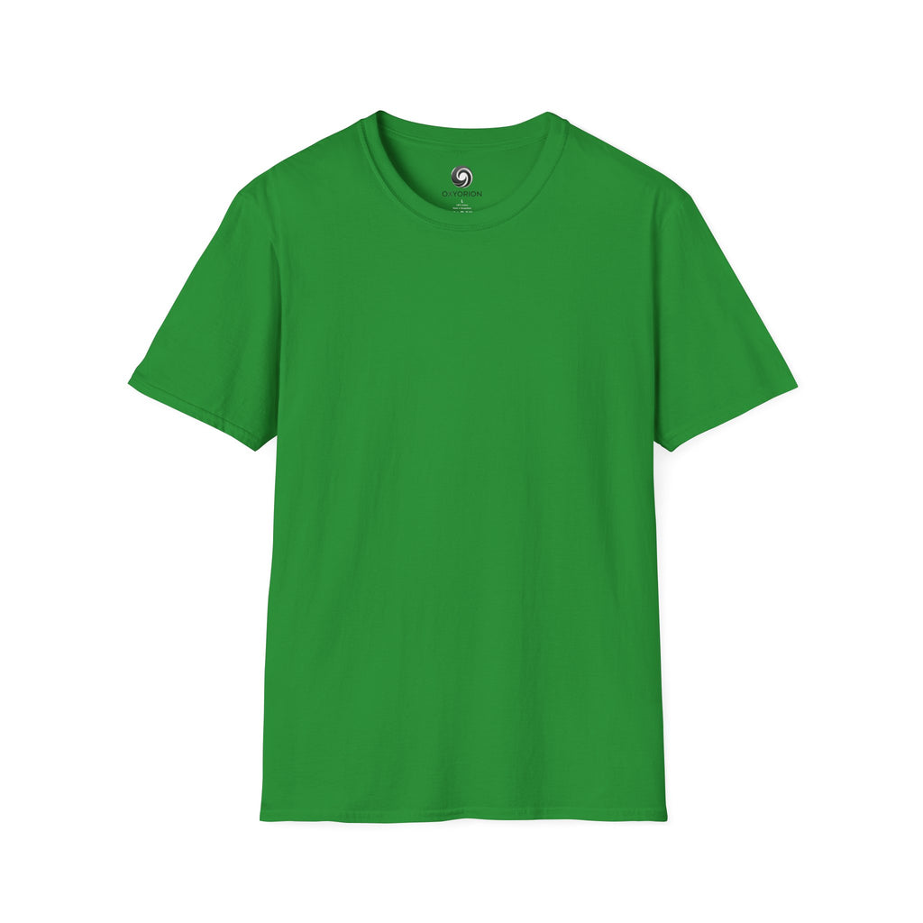 Unisex Plain T-Shirt, Soft Cotton Short Sleeve Tee