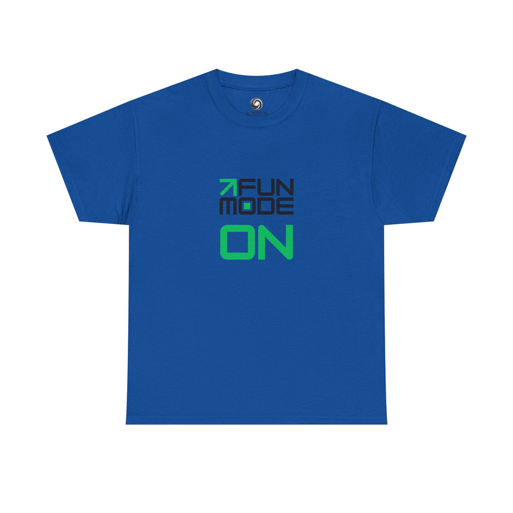 Fun Mode ON (Black) Unisex Heavy Cotton Tee - Casual Wear