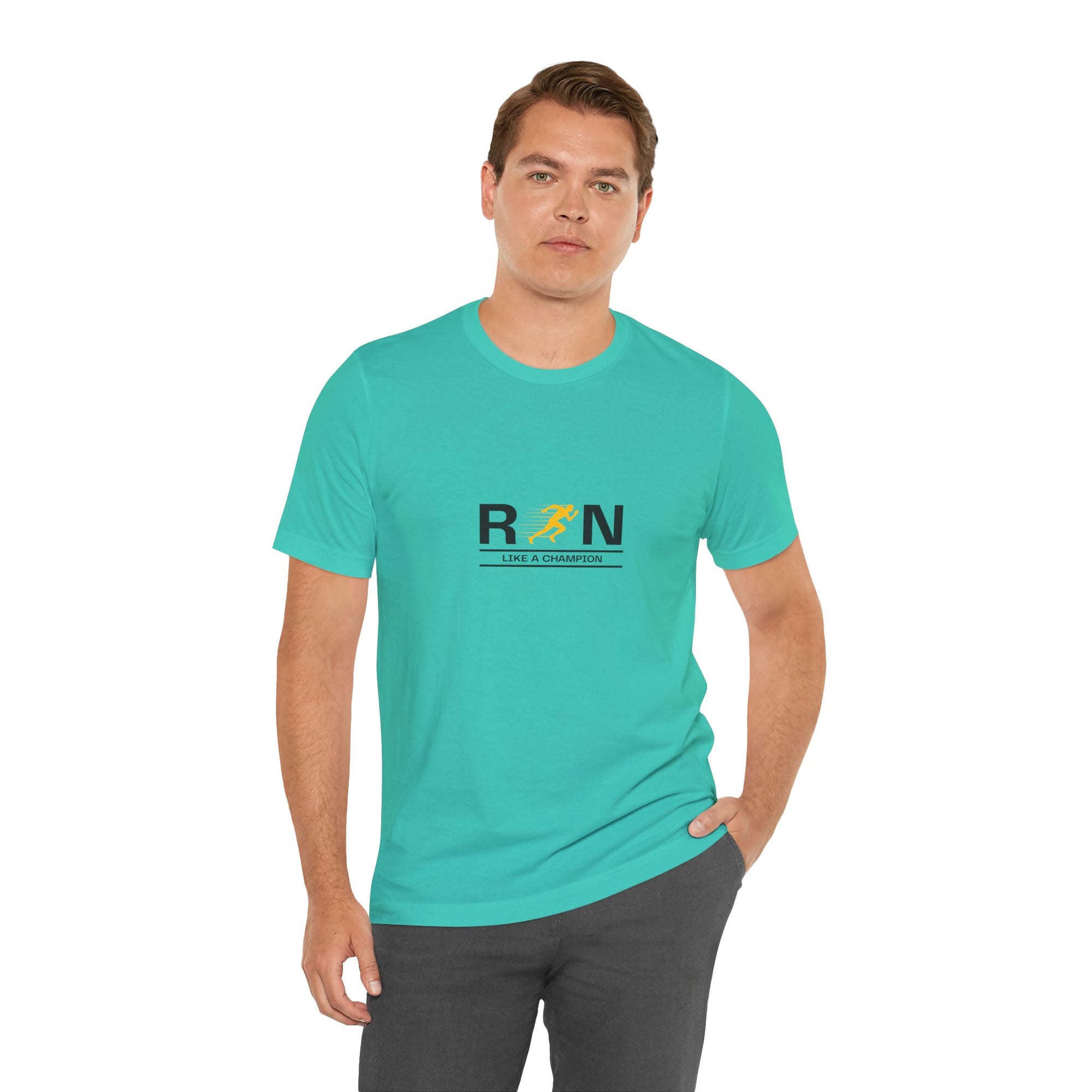 Unisex "RUN" Tee - Perfect for Runners and Fitness Lovers