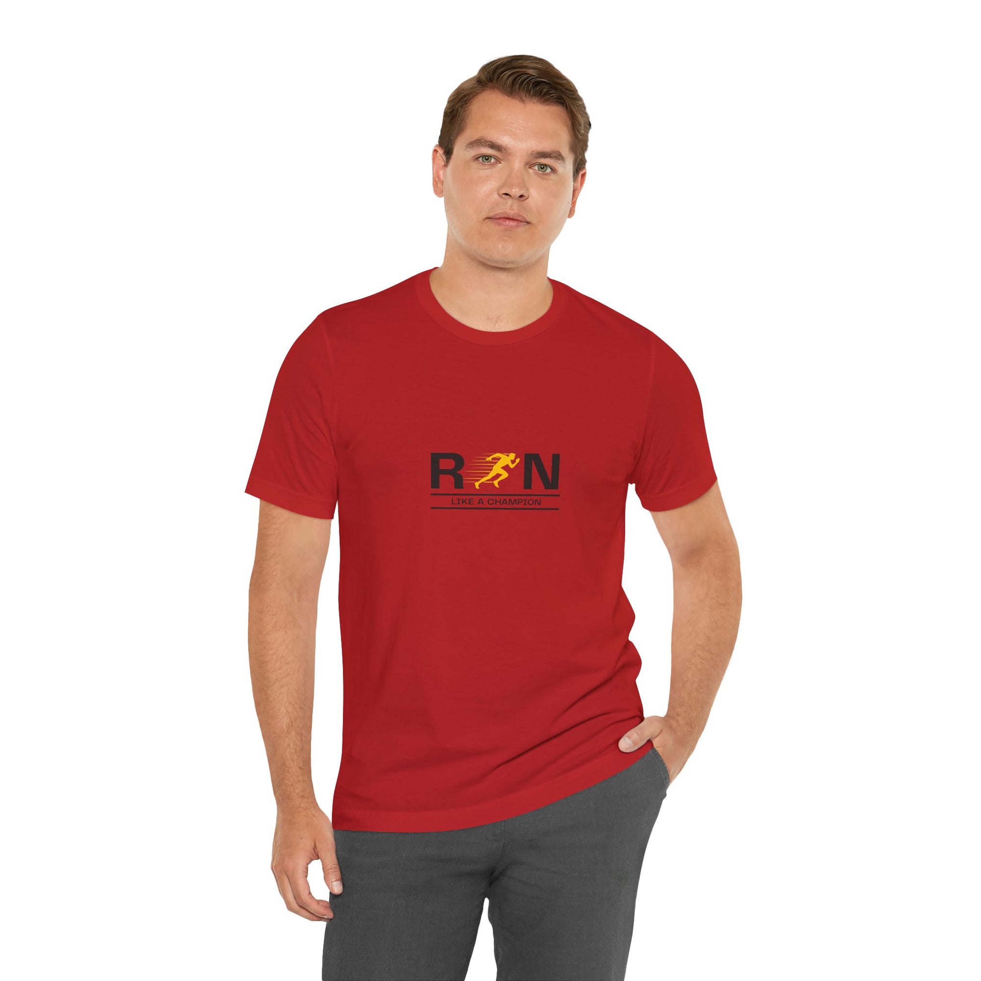 Unisex "RUN" Tee - Perfect for Runners and Fitness Lovers