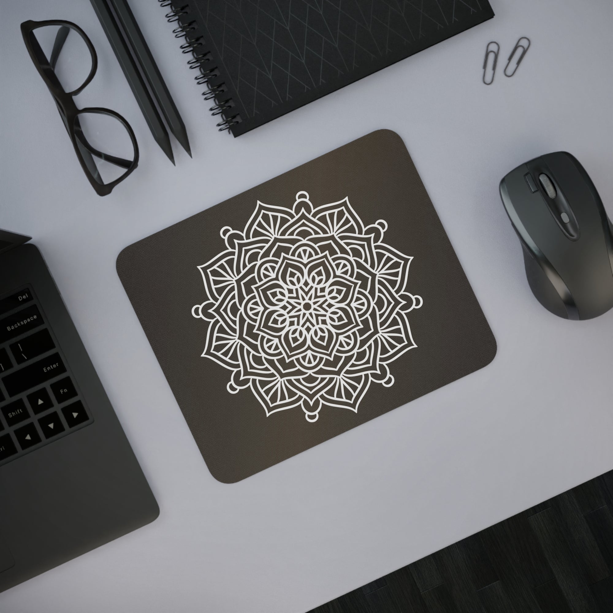Elegant Geometric Desk Mouse Pad