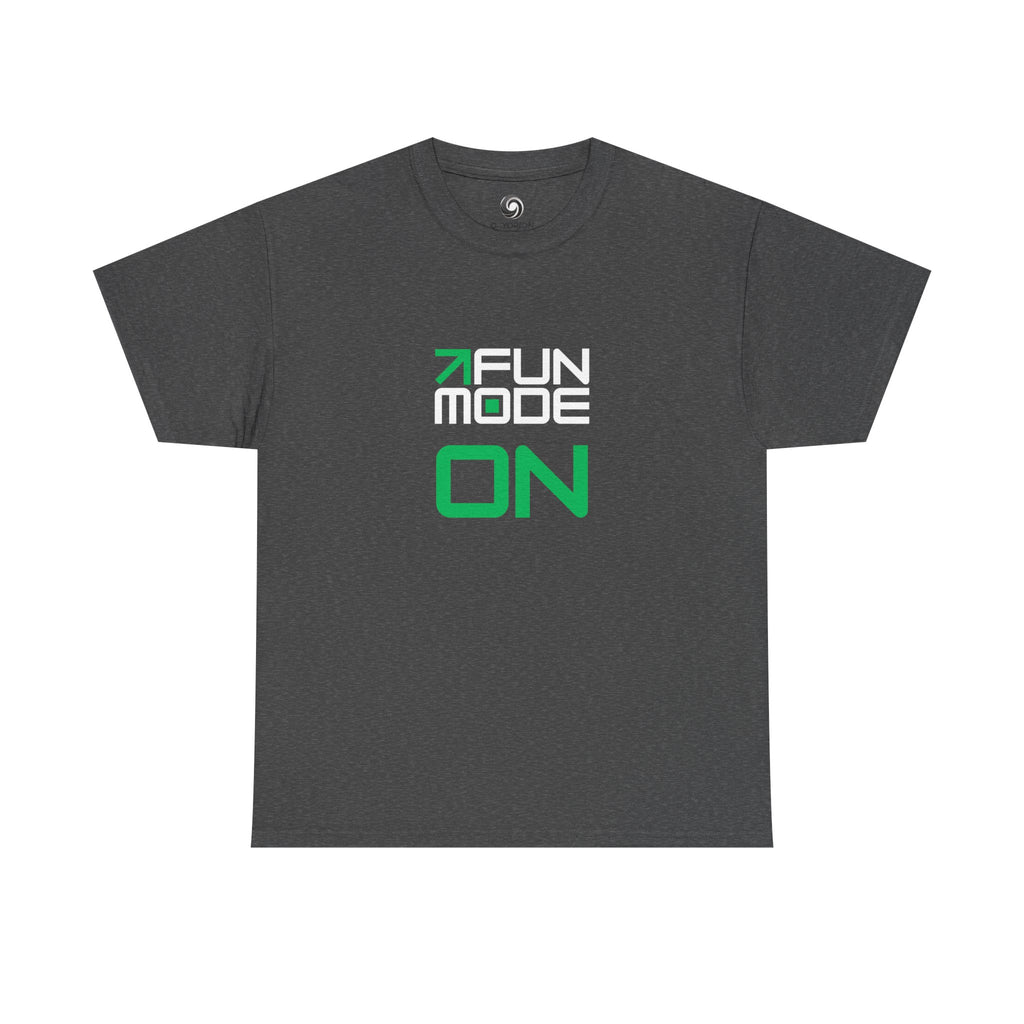 Fun Mode (White) Unisex Heavy Cotton Tee