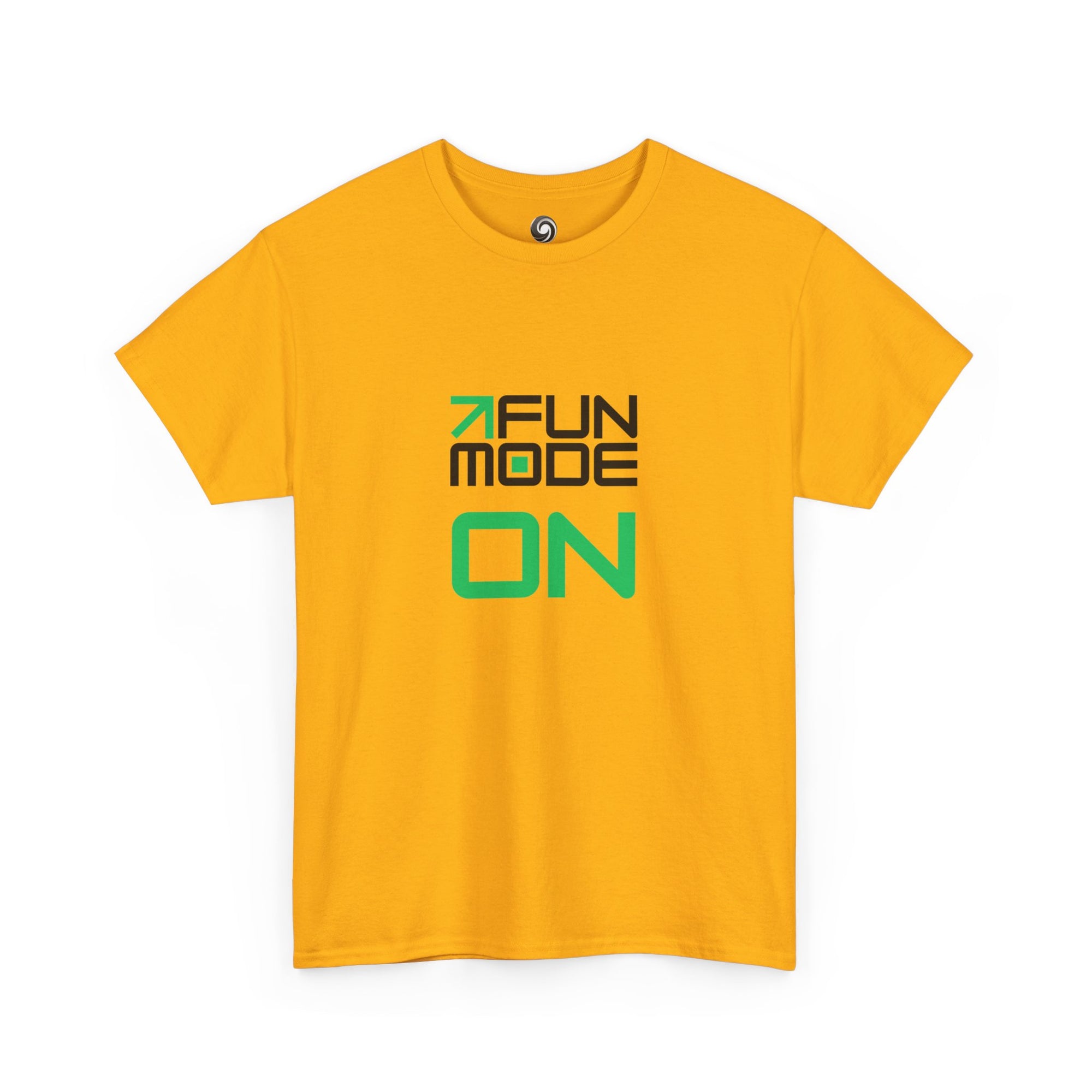 Fun Mode ON (Black) Unisex Heavy Cotton Tee - Casual Wear