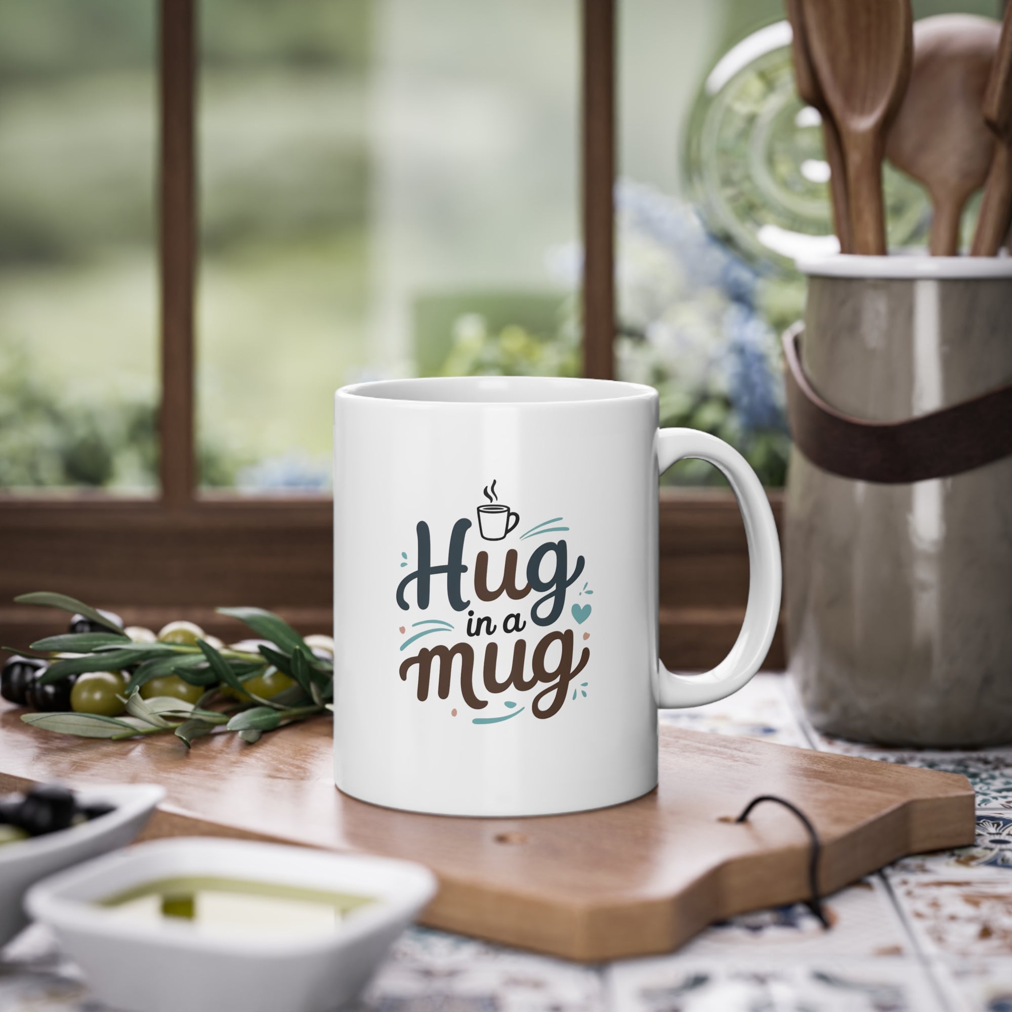 Hug in a Mug – Cozy Standard Mug for Warm Beverages