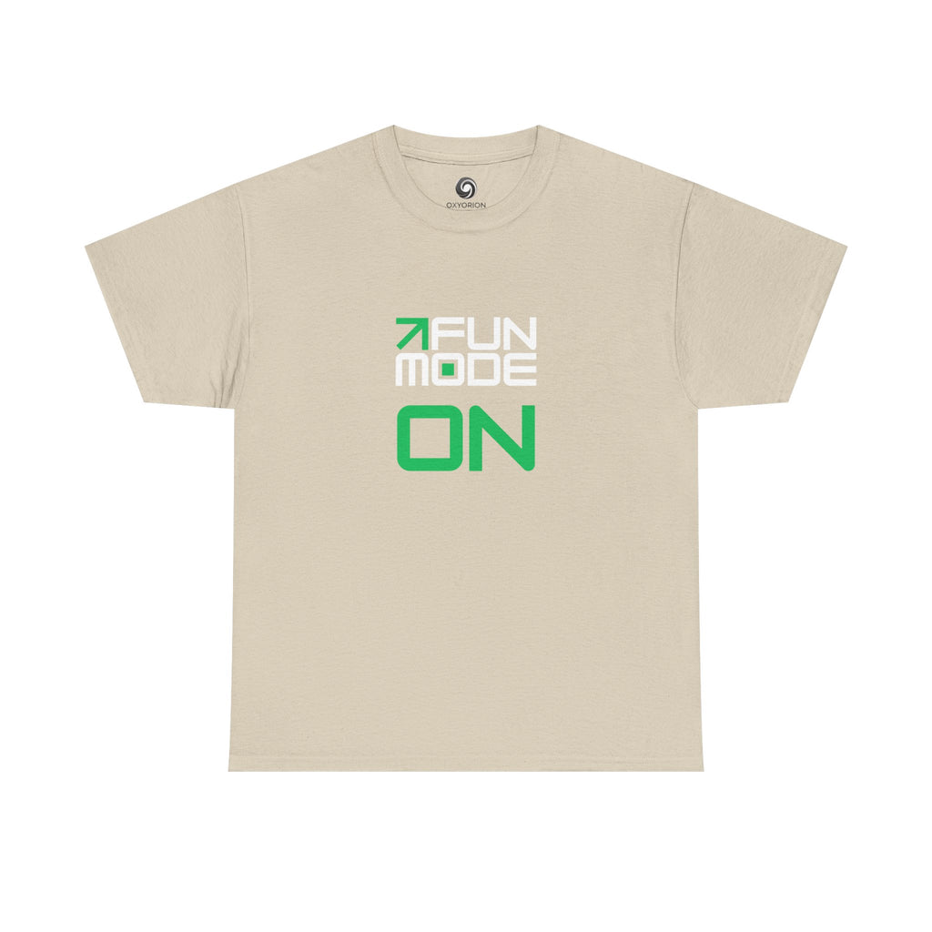 Fun Mode (White) Unisex Heavy Cotton Tee