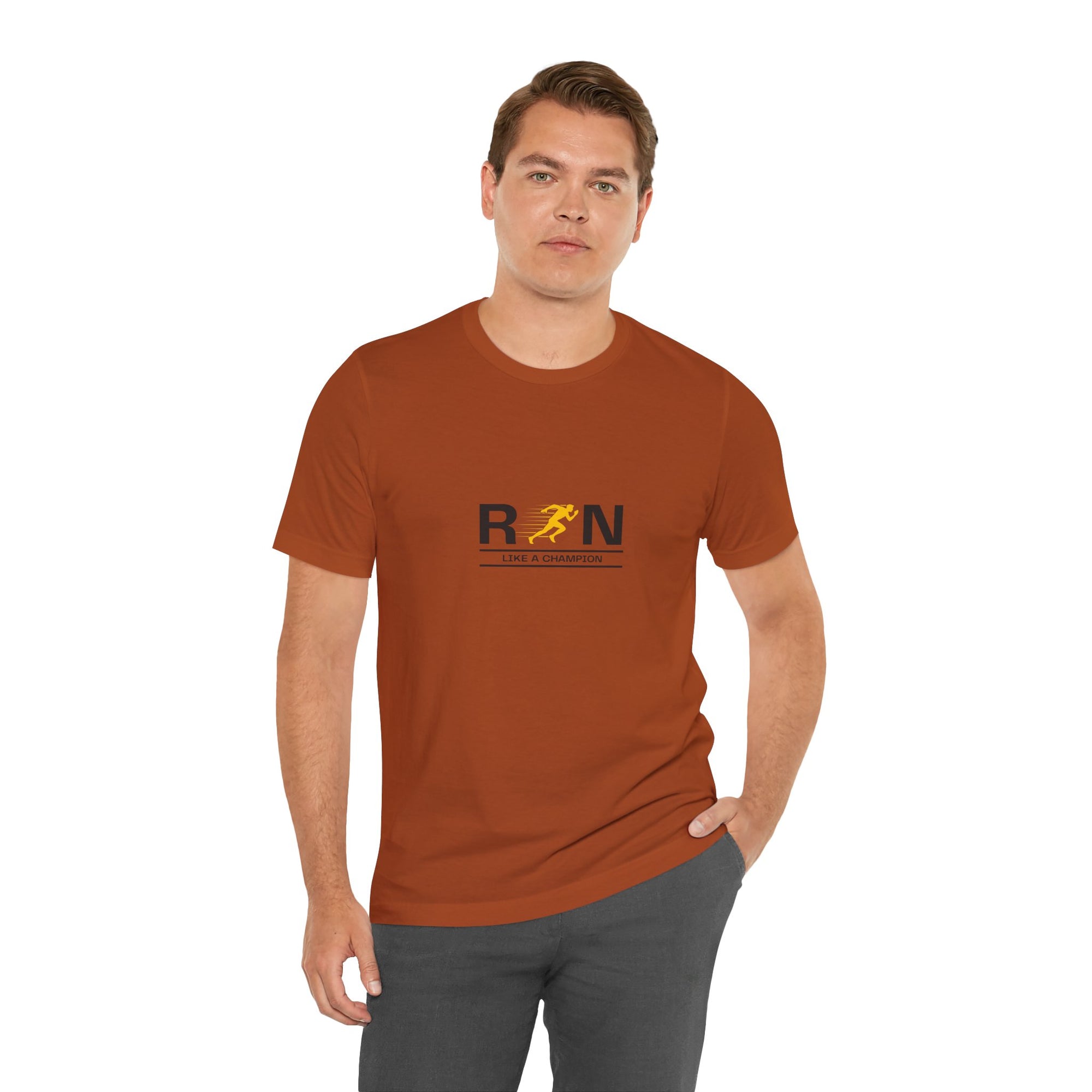 Unisex "RUN" Tee - Perfect for Runners and Fitness Lovers