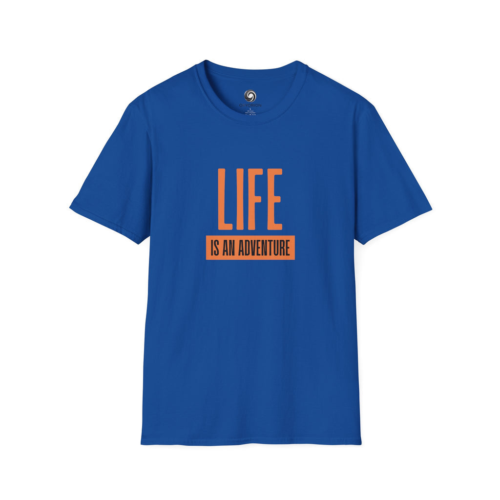 Adventure Inspired Unisex T-Shirt, Life is an Adventure Tee, Casual Wear, Gift for Travel Lovers, Inspirational Shirt, Everyday Comfort