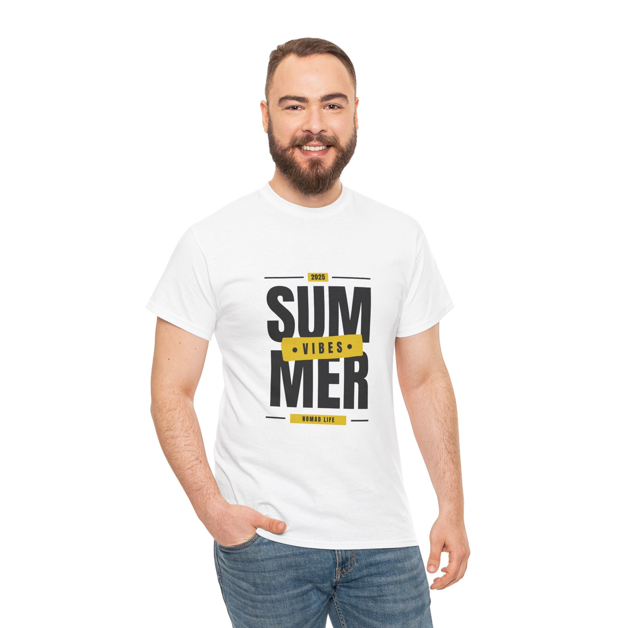 Unisex Summer Vibes Tee, Casual Summer Fashion