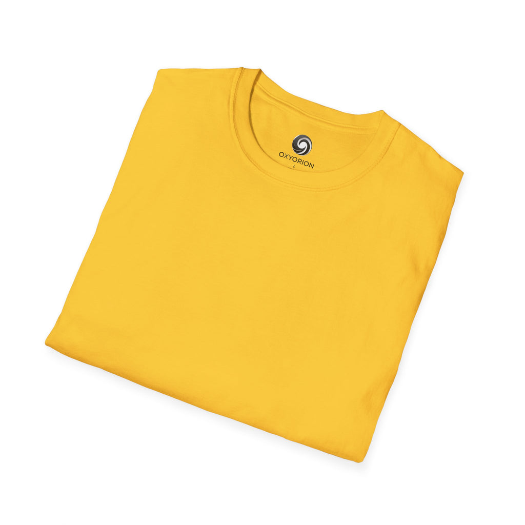 Unisex Plain T-Shirt, Soft Cotton Short Sleeve Tee