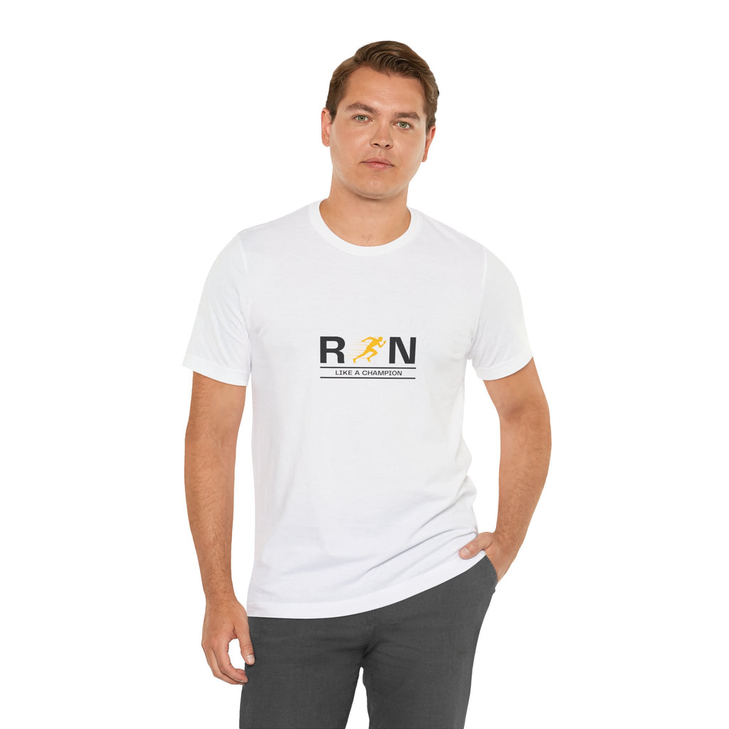 Unisex "RUN" Tee - Perfect for Runners and Fitness Lovers