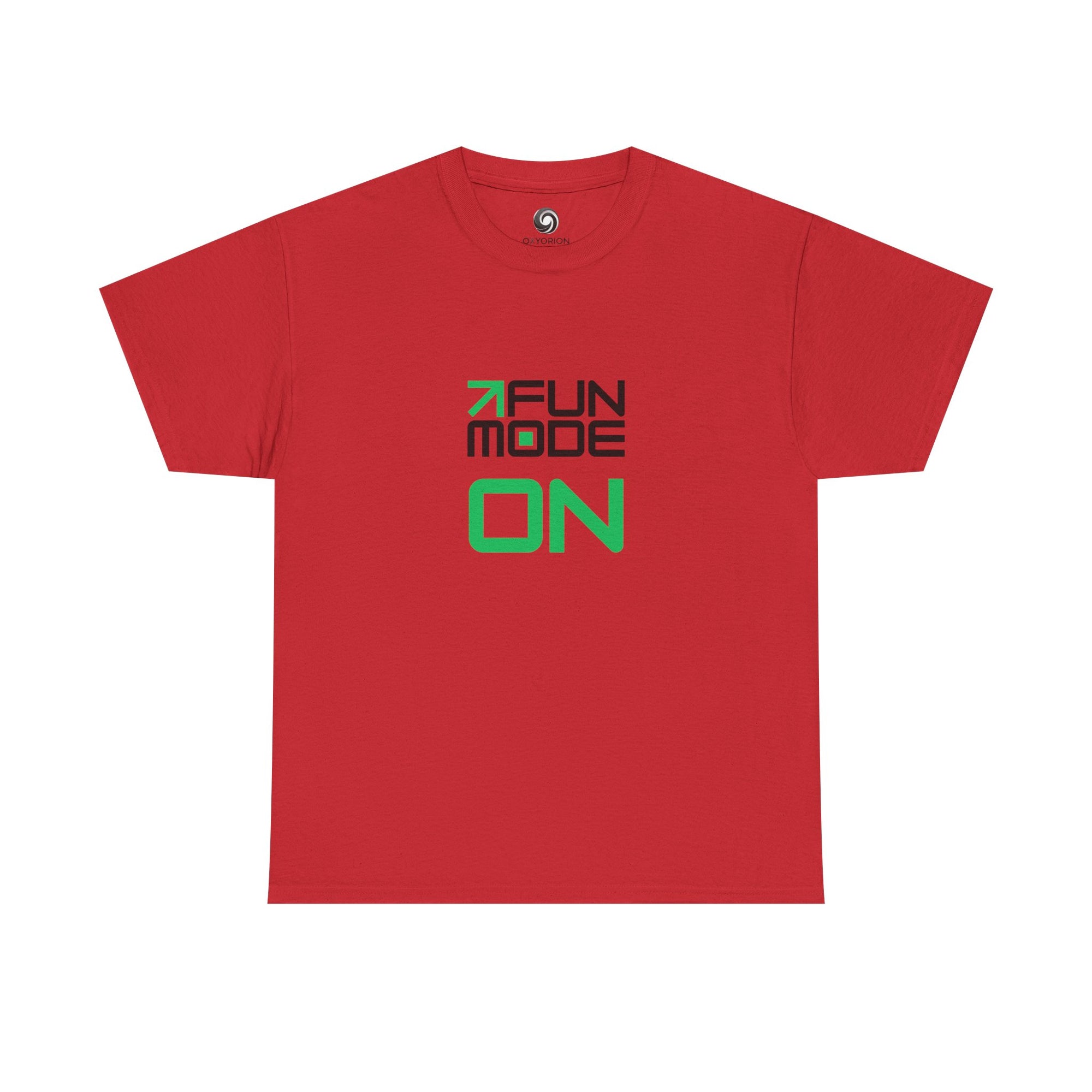 Fun Mode ON (Black) Unisex Heavy Cotton Tee - Casual Wear