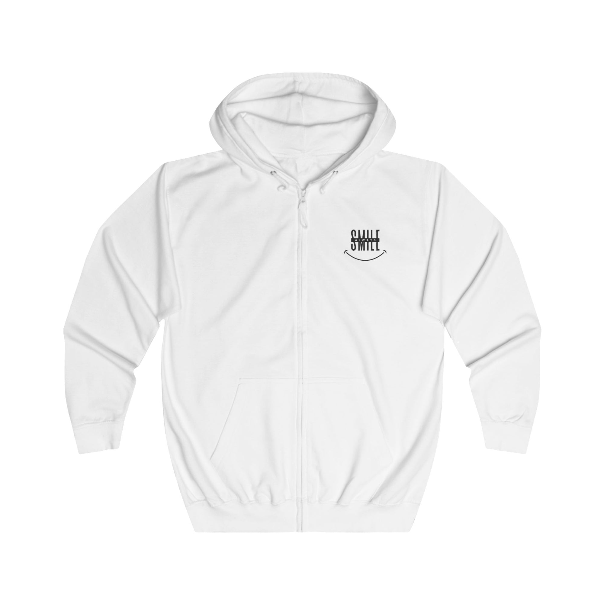 Chill Vibes Unisex Full Zip Hoodie - Relaxed Style, Ideal for Any Season