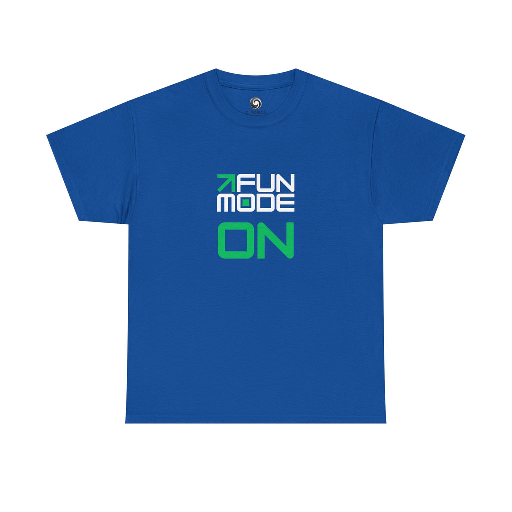 Fun Mode (White) Unisex Heavy Cotton Tee