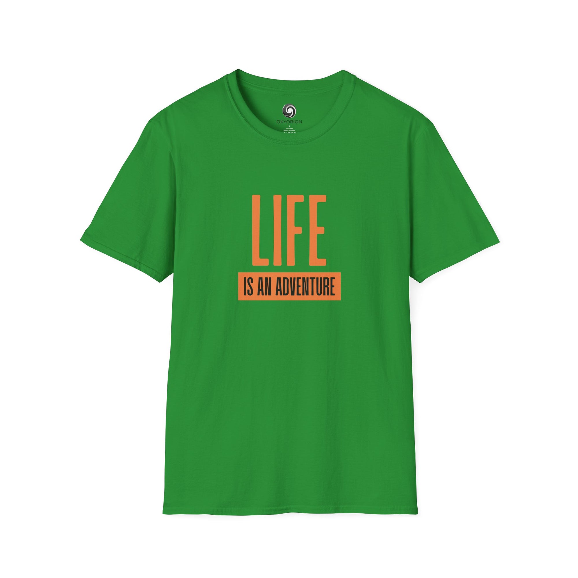 Adventure Inspired Unisex T-Shirt, Life is an Adventure Tee, Casual Wear, Gift for Travel Lovers, Inspirational Shirt, Everyday Comfort