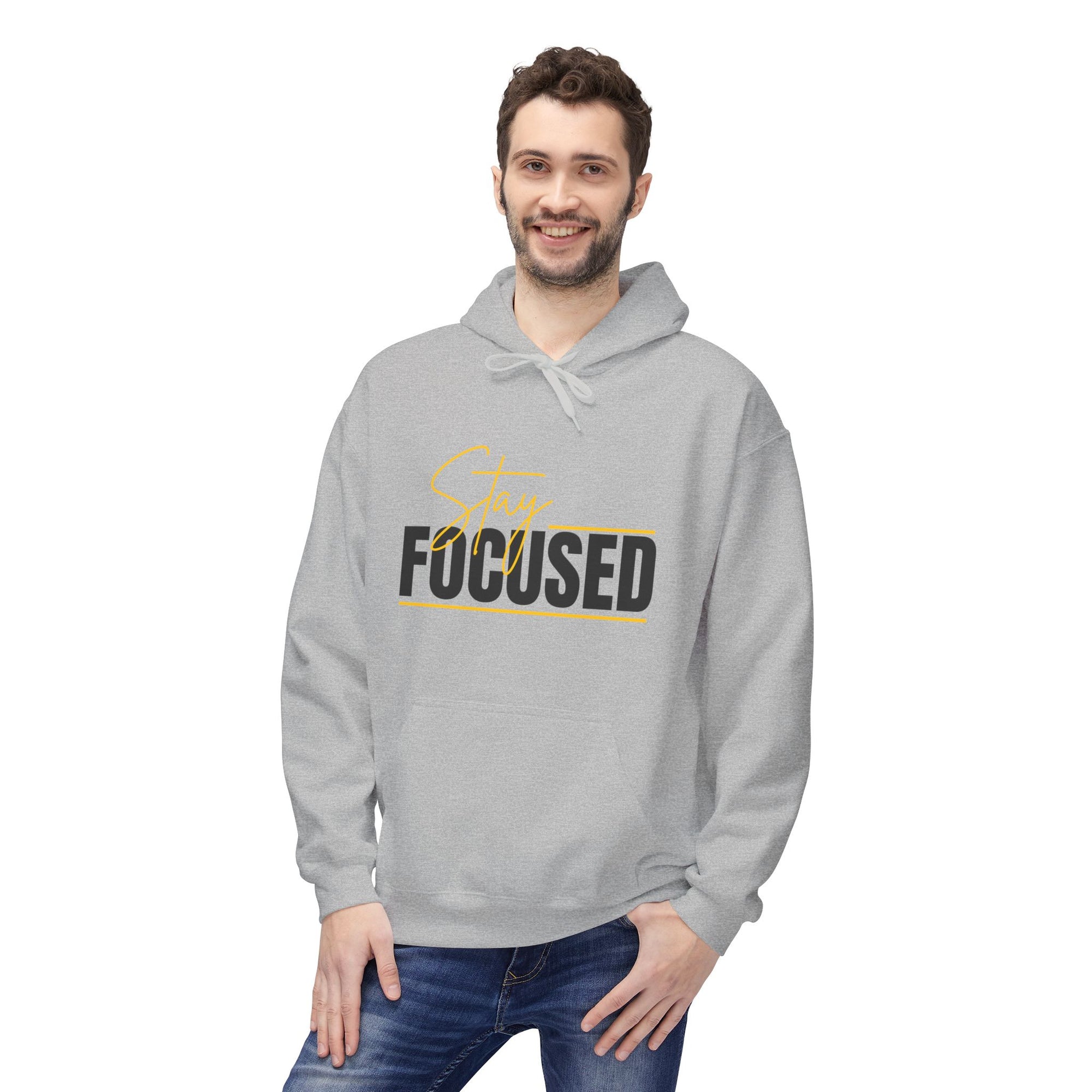 Stay Focused Unisex Hoodie - Motivational Apparel