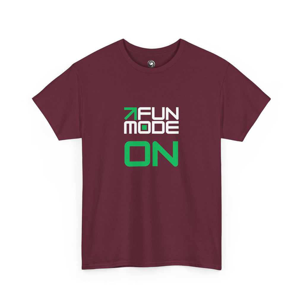 Fun Mode (White) Unisex Heavy Cotton Tee