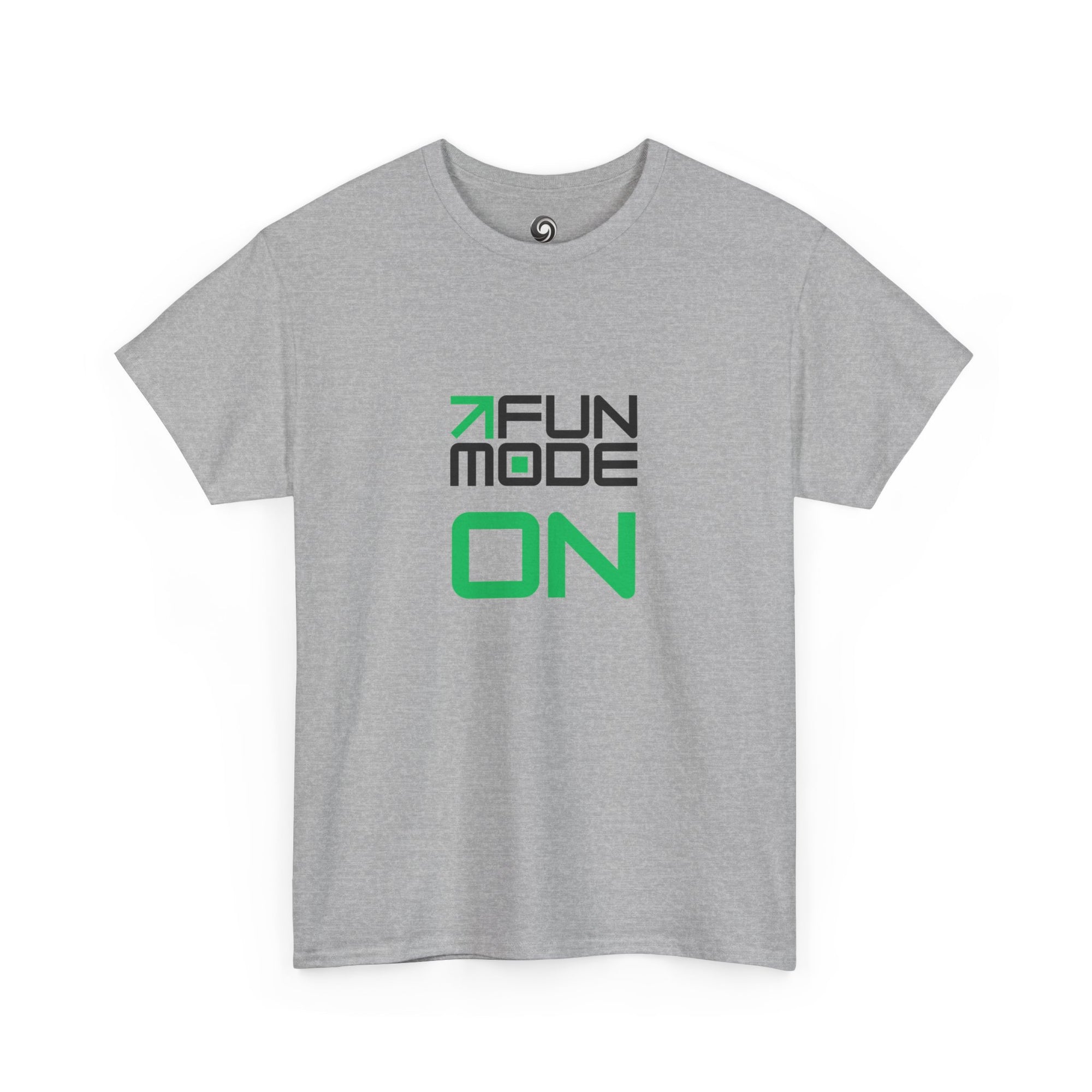 Fun Mode ON (Black) Unisex Heavy Cotton Tee - Casual Wear