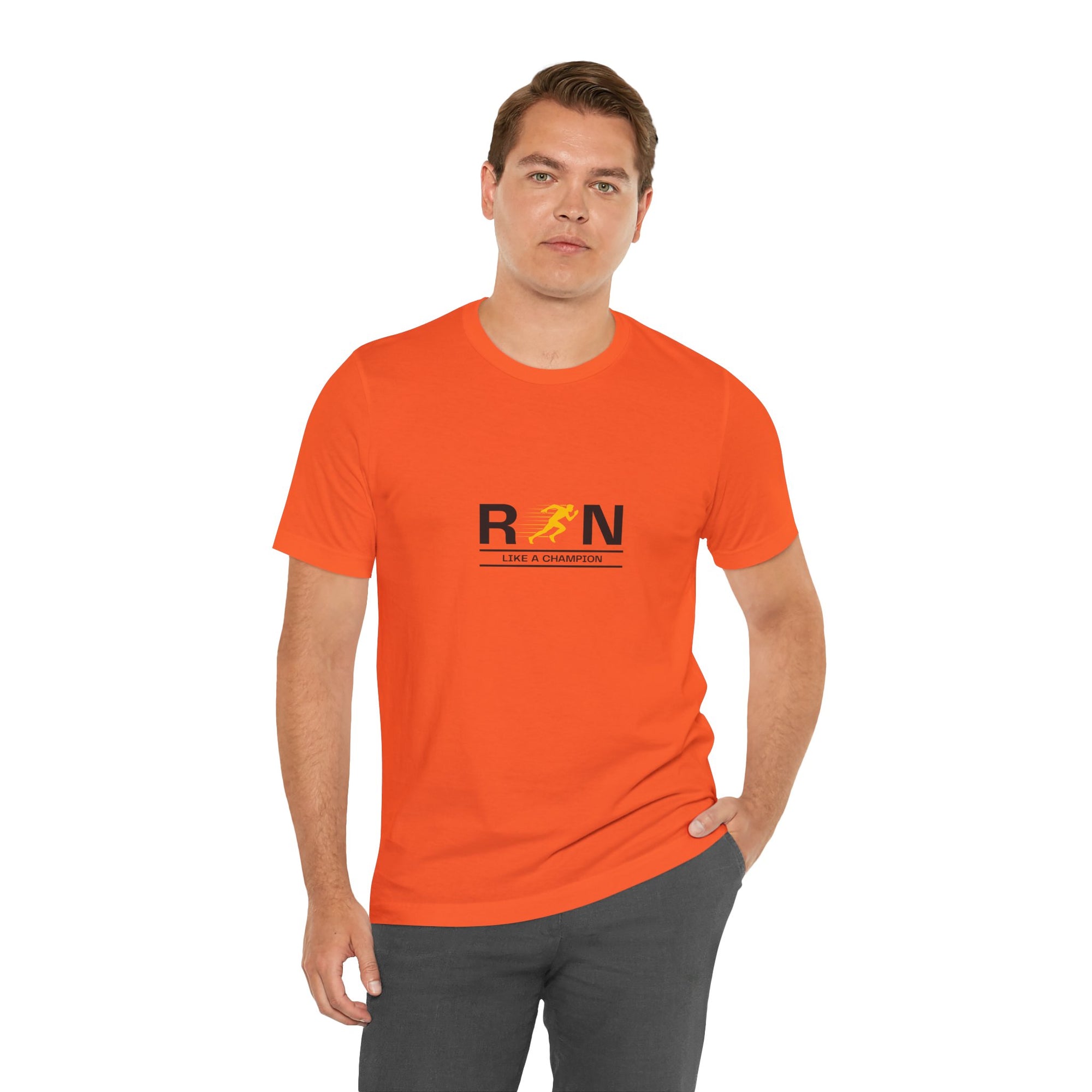 Unisex "RUN" Tee - Perfect for Runners and Fitness Lovers