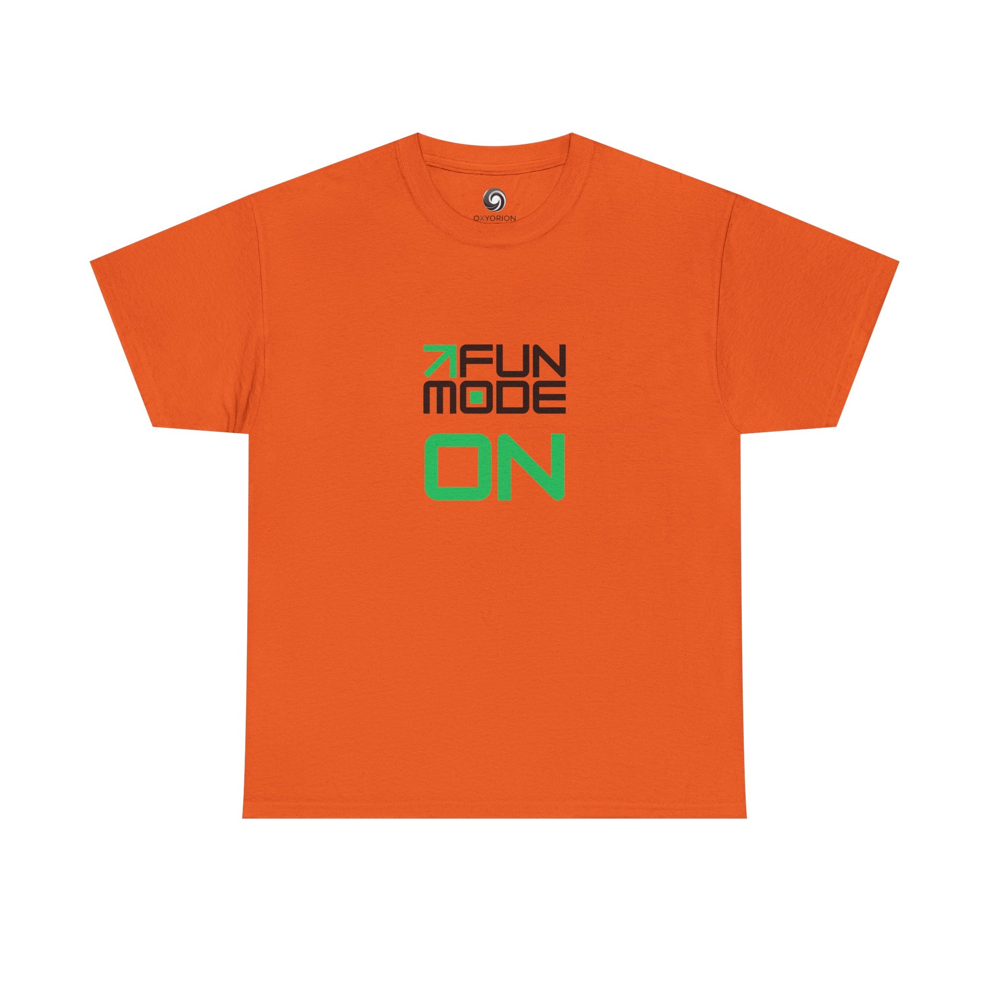 Fun Mode ON (Black) Unisex Heavy Cotton Tee - Casual Wear
