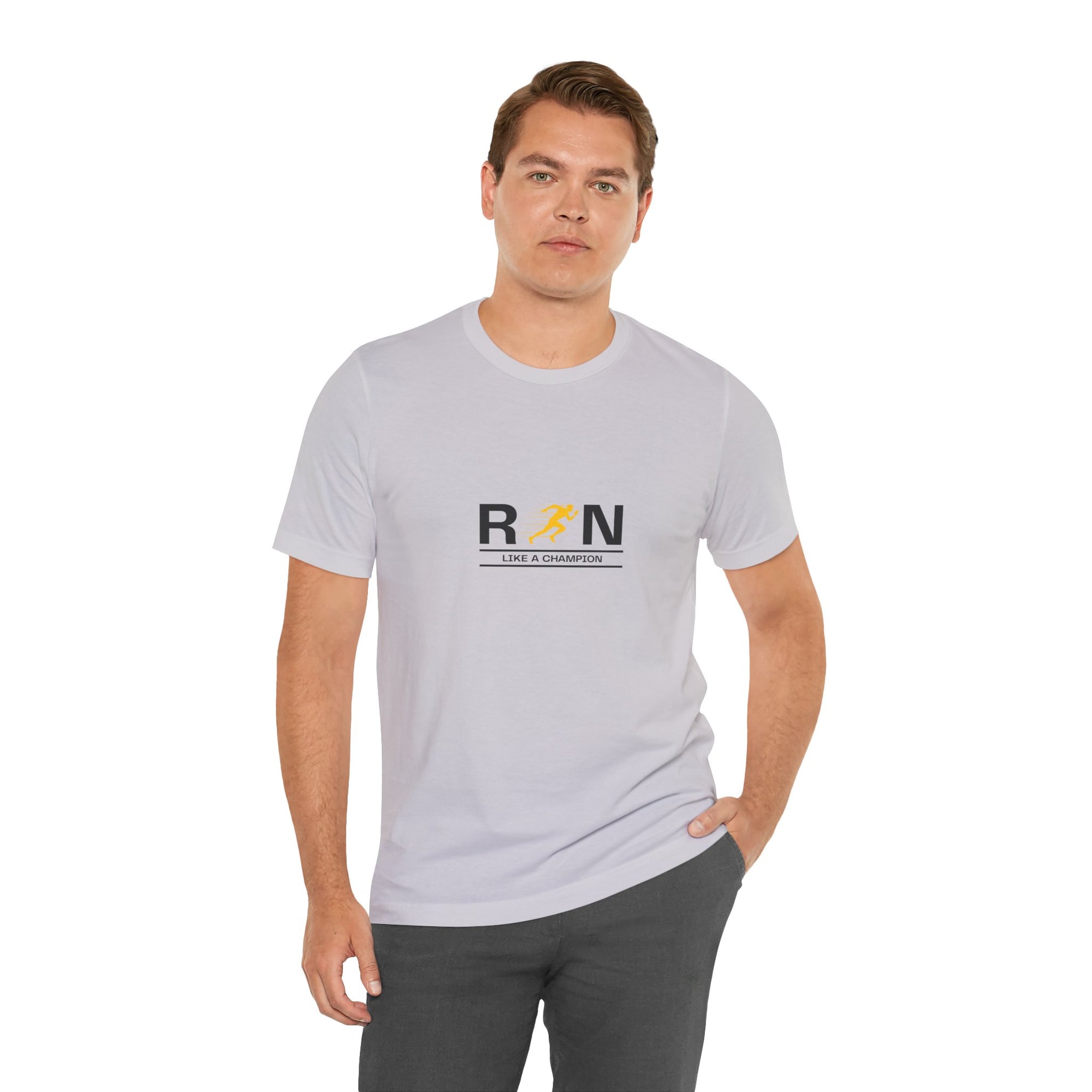 Unisex "RUN" Tee - Perfect for Runners and Fitness Lovers