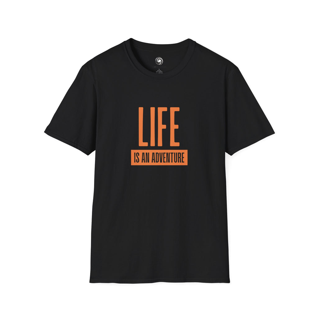 Adventure Inspired Unisex T-Shirt, Life is an Adventure Tee, Casual Wear, Gift for Travel Lovers, Inspirational Shirt, Everyday Comfort
