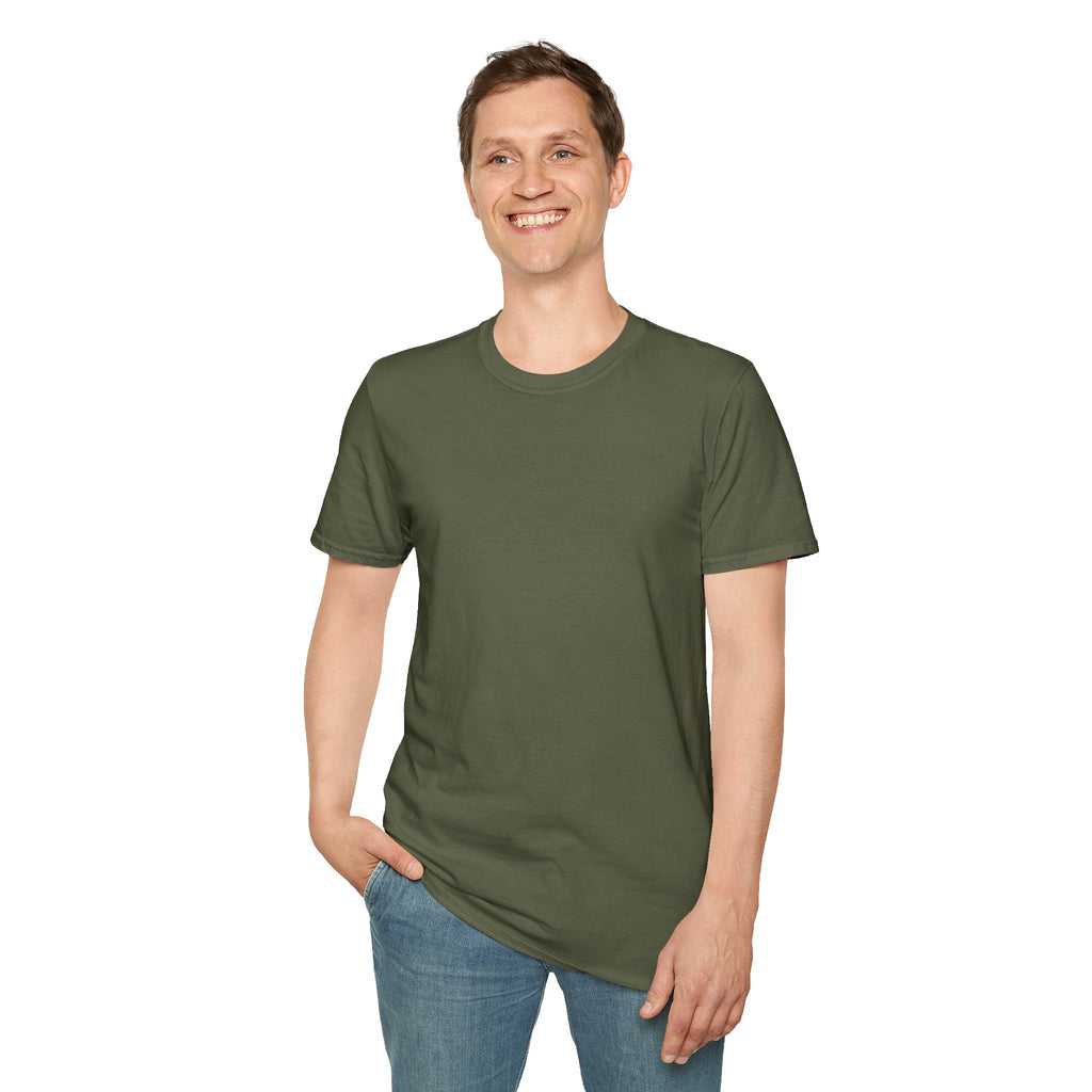 Unisex Plain T-Shirt, Soft Cotton Short Sleeve Tee