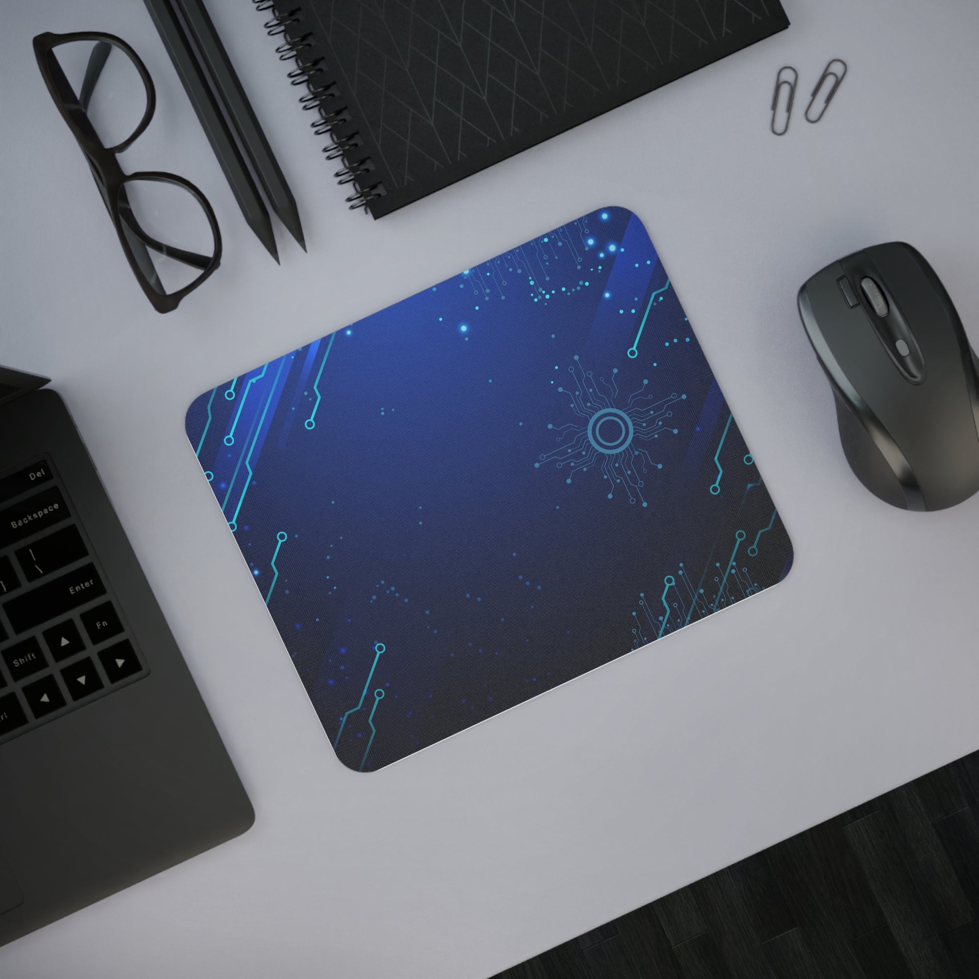 Tech-Inspired Desk Mouse Pad