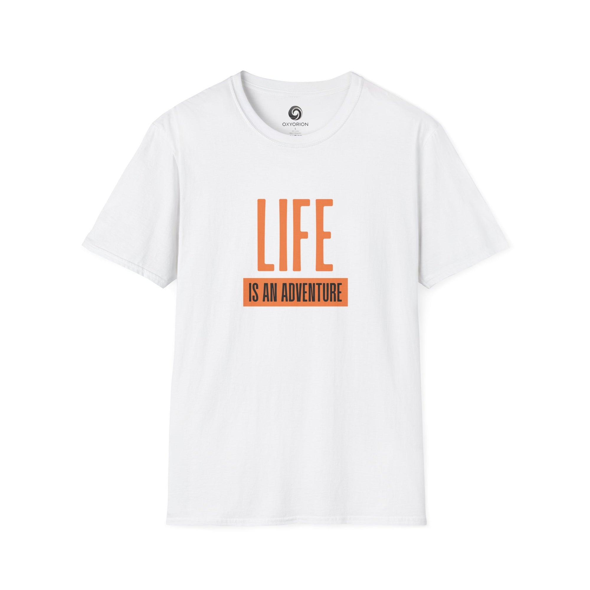 Adventure Inspired Unisex T-Shirt, Life is an Adventure Tee, Casual Wear, Gift for Travel Lovers, Inspirational Shirt, Everyday Comfort