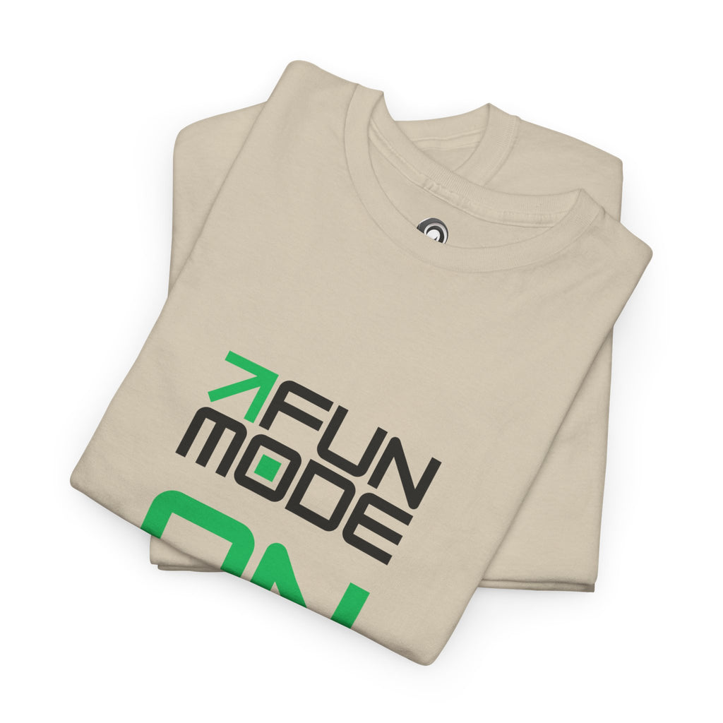 Fun Mode ON (Black) Unisex Heavy Cotton Tee - Casual Wear