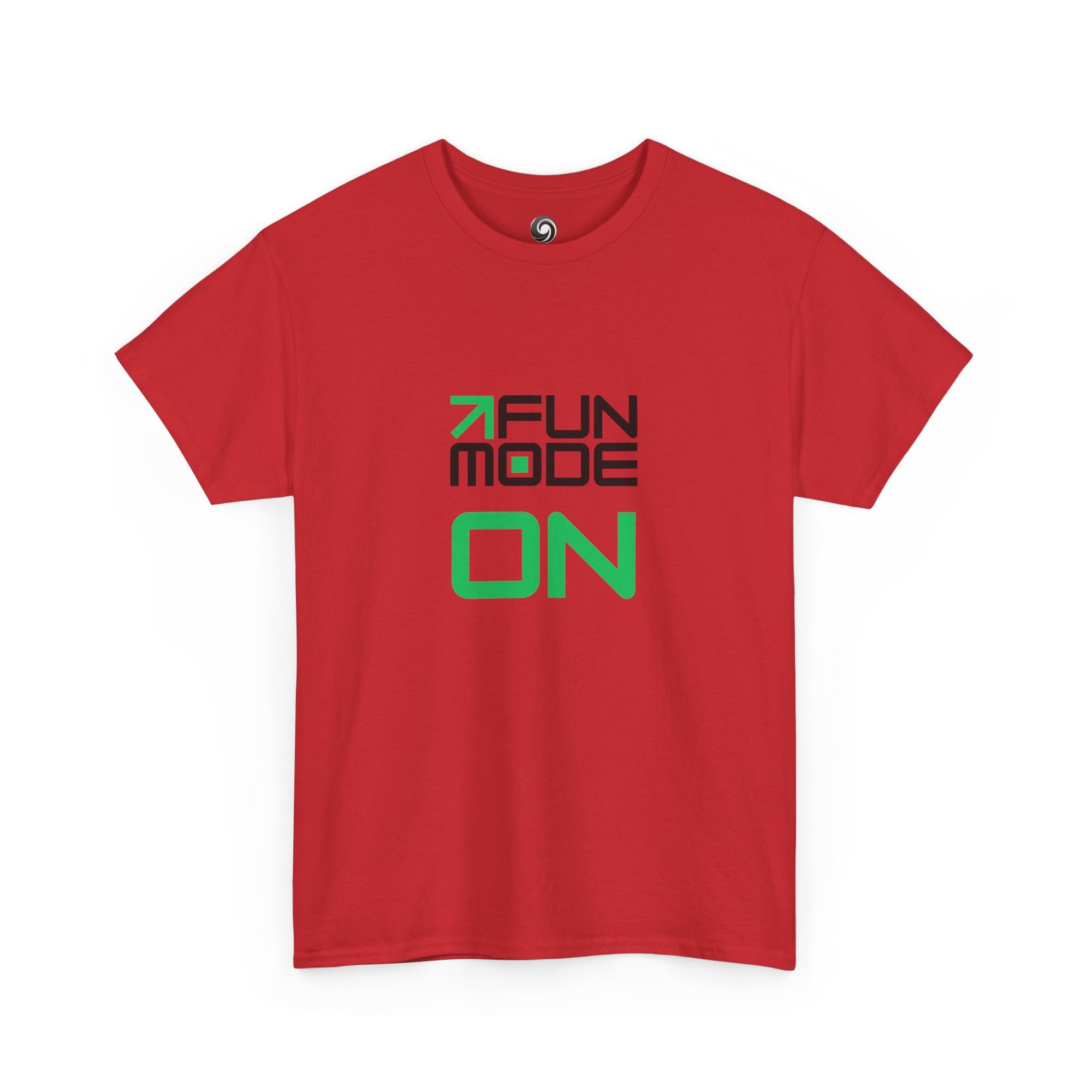 Fun Mode ON (Black) Unisex Heavy Cotton Tee - Casual Wear