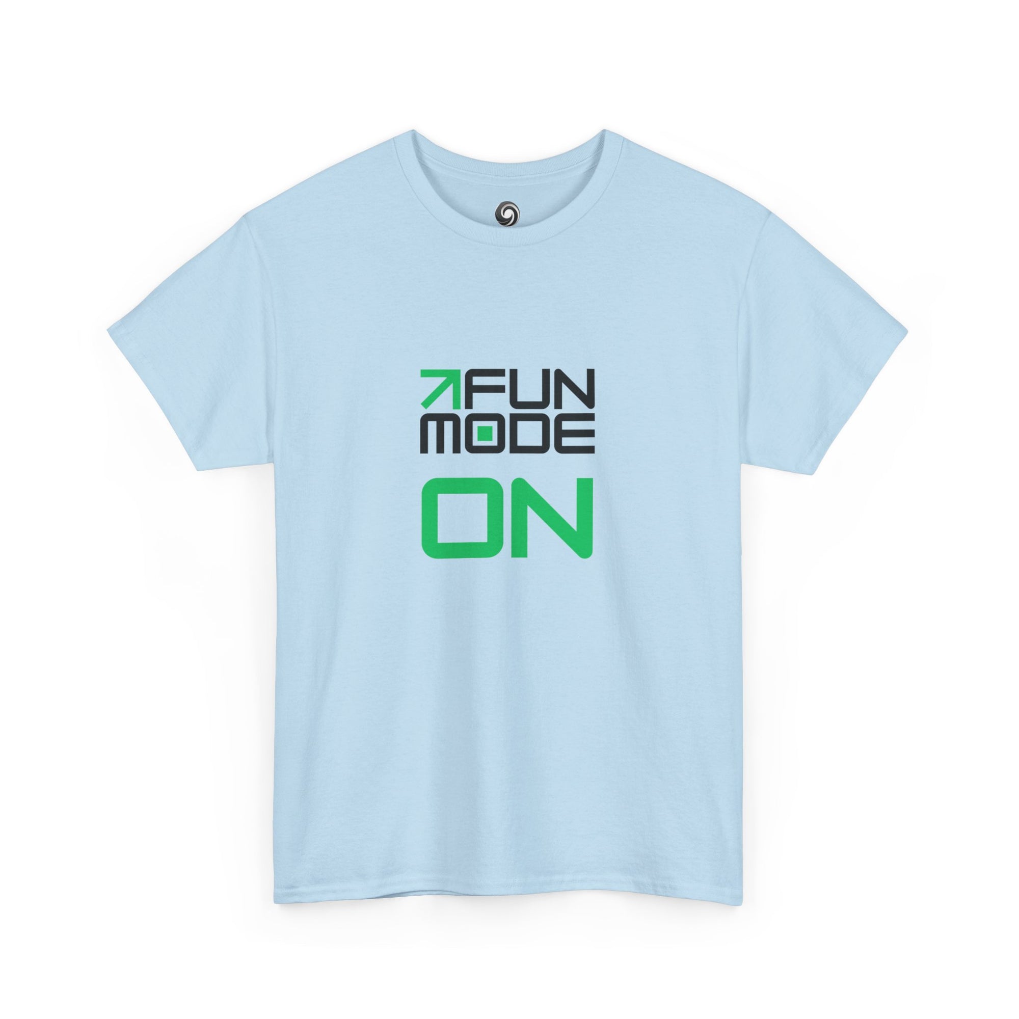 Fun Mode ON (Black) Unisex Heavy Cotton Tee - Casual Wear
