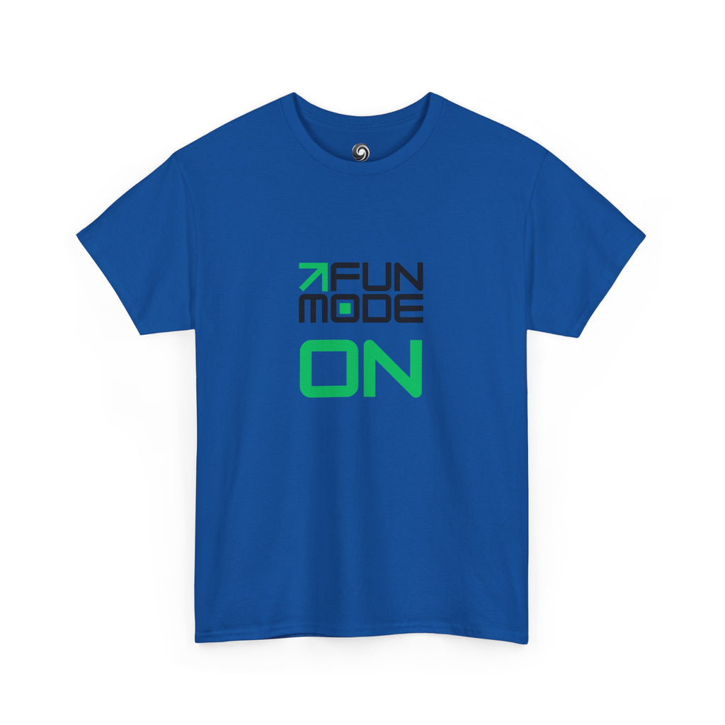 Fun Mode ON (Black) Unisex Heavy Cotton Tee - Casual Wear