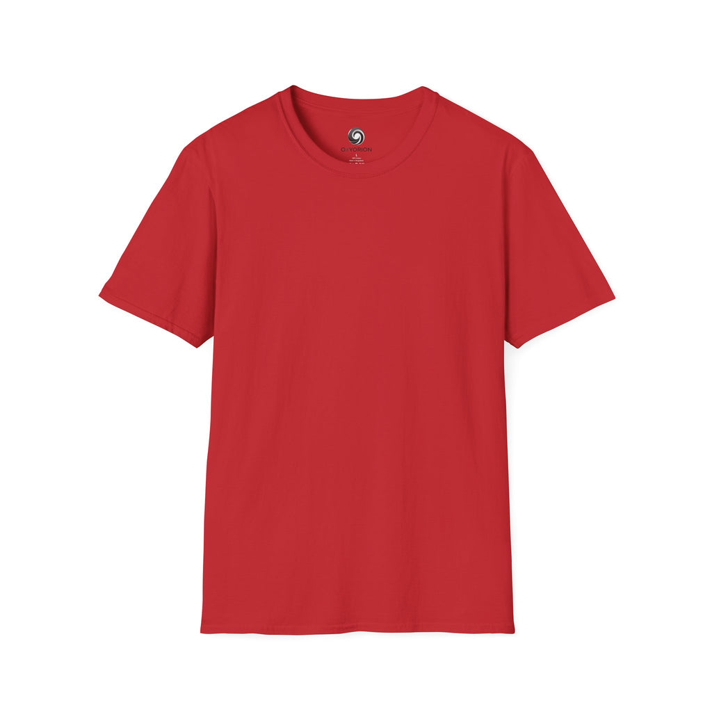 Unisex Plain T-Shirt, Soft Cotton Short Sleeve Tee
