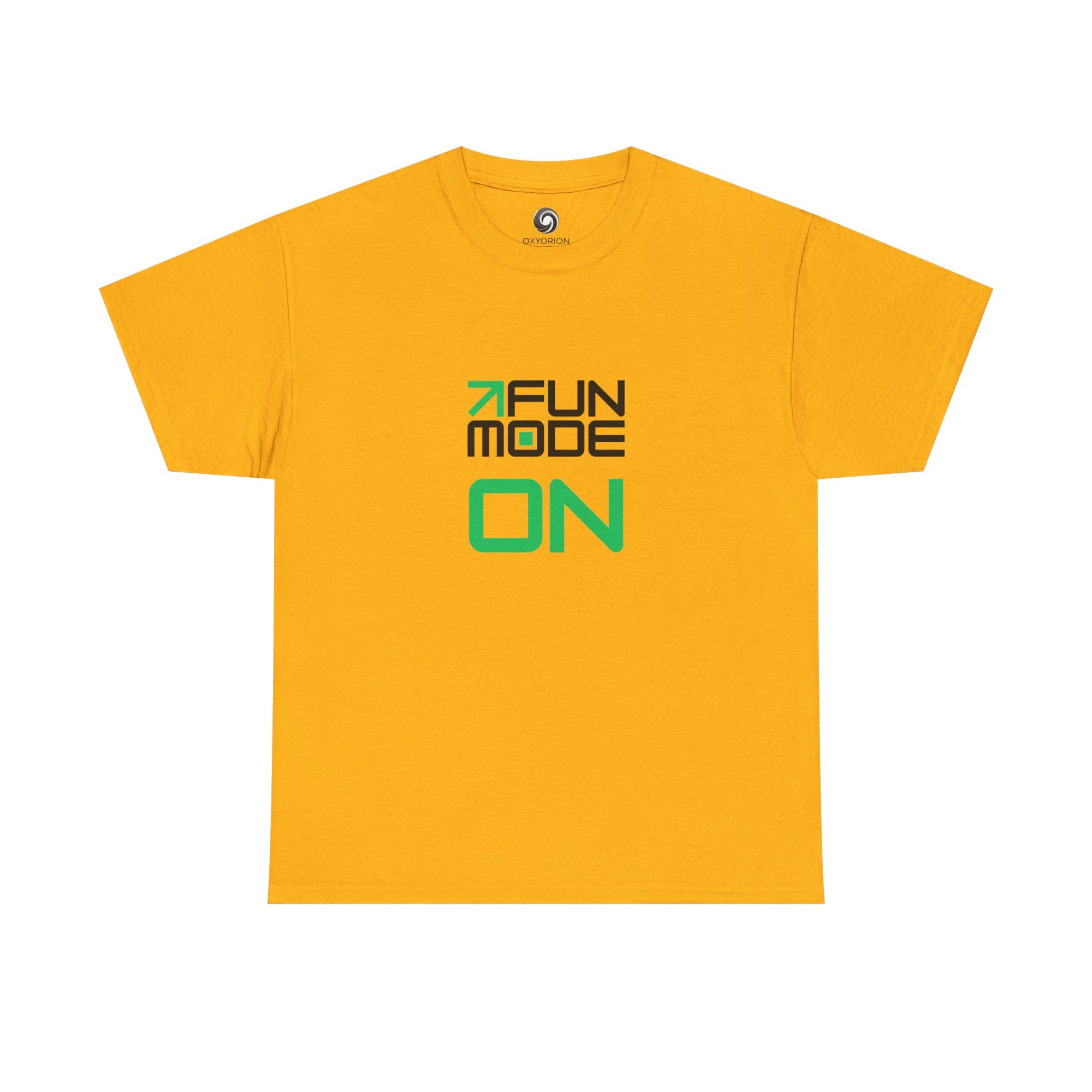 Fun Mode ON (Black) Unisex Heavy Cotton Tee - Casual Wear