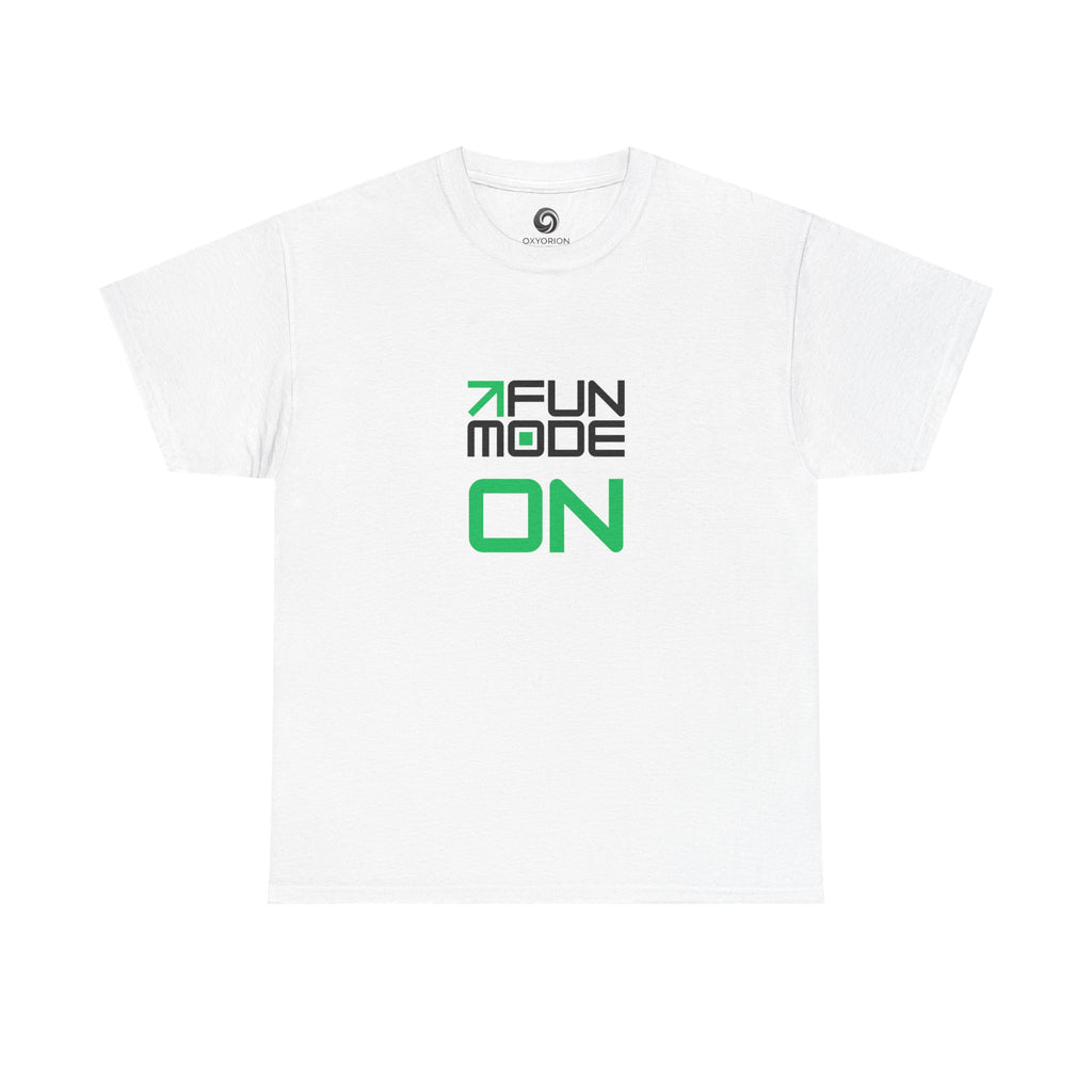 Fun Mode ON (Black) Unisex Heavy Cotton Tee - Casual Wear