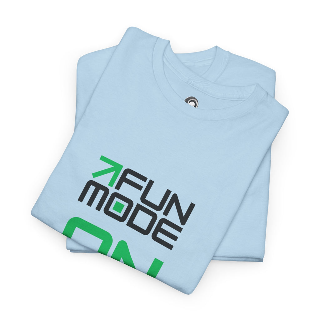 Fun Mode ON (Black) Unisex Heavy Cotton Tee - Casual Wear