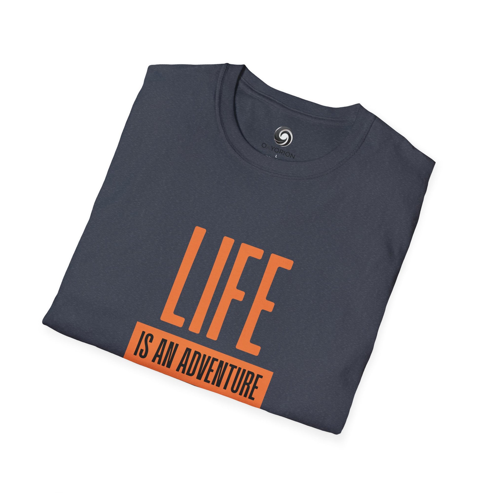 Adventure Inspired Unisex T-Shirt, Life is an Adventure Tee, Casual Wear, Gift for Travel Lovers, Inspirational Shirt, Everyday Comfort