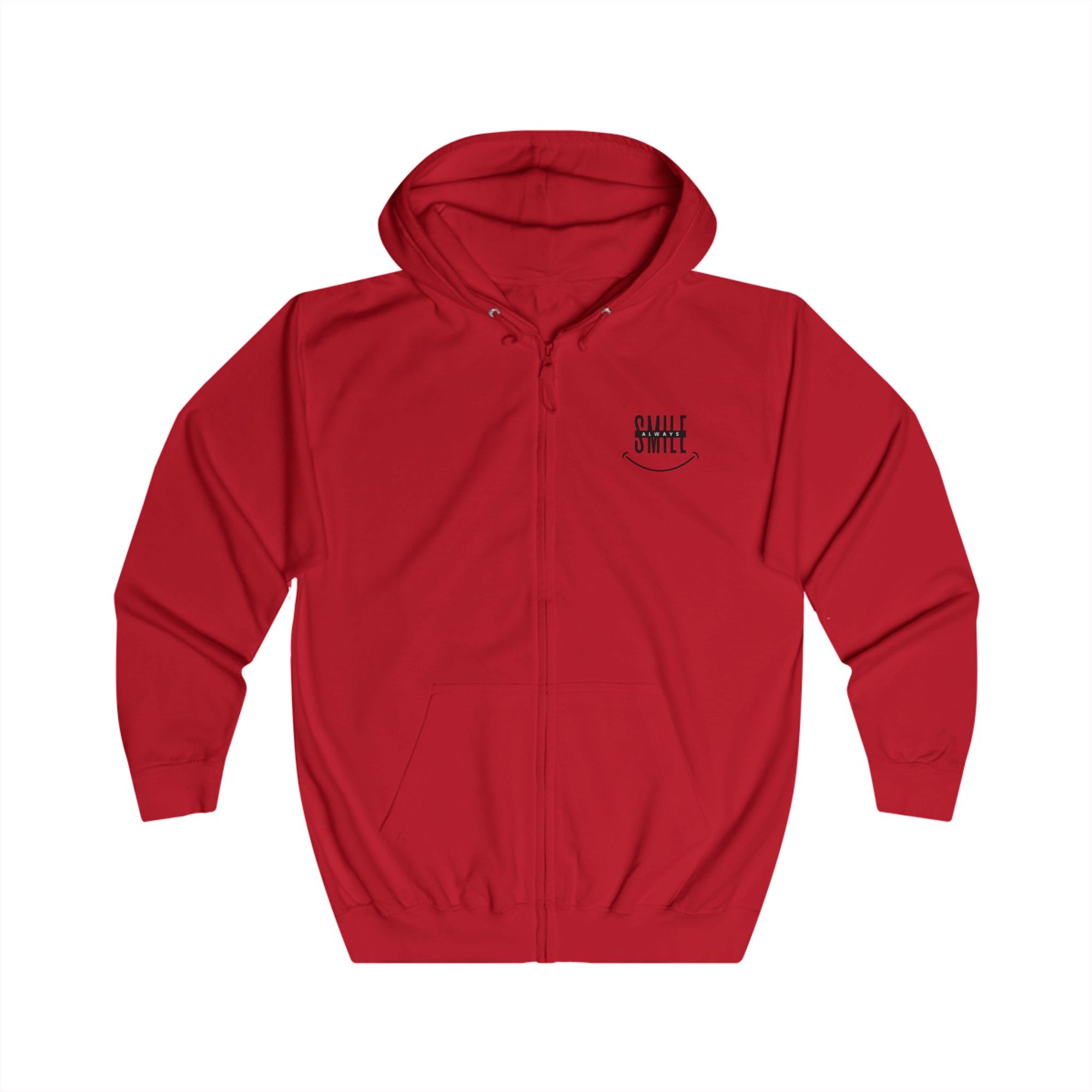 Chill Vibes Unisex Full Zip Hoodie - Relaxed Style, Ideal for Any Season
