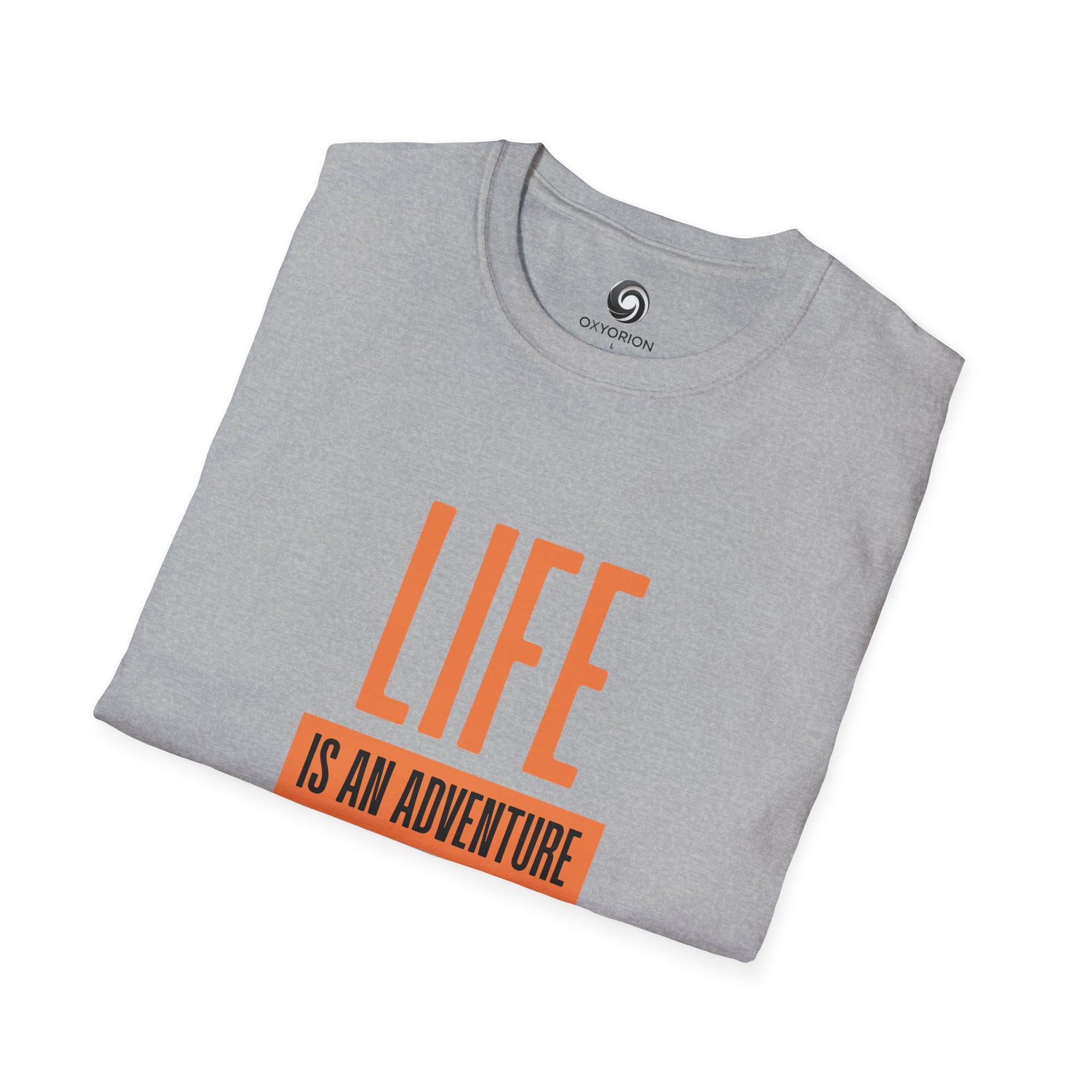Adventure Inspired Unisex T-Shirt, Life is an Adventure Tee, Casual Wear, Gift for Travel Lovers, Inspirational Shirt, Everyday Comfort