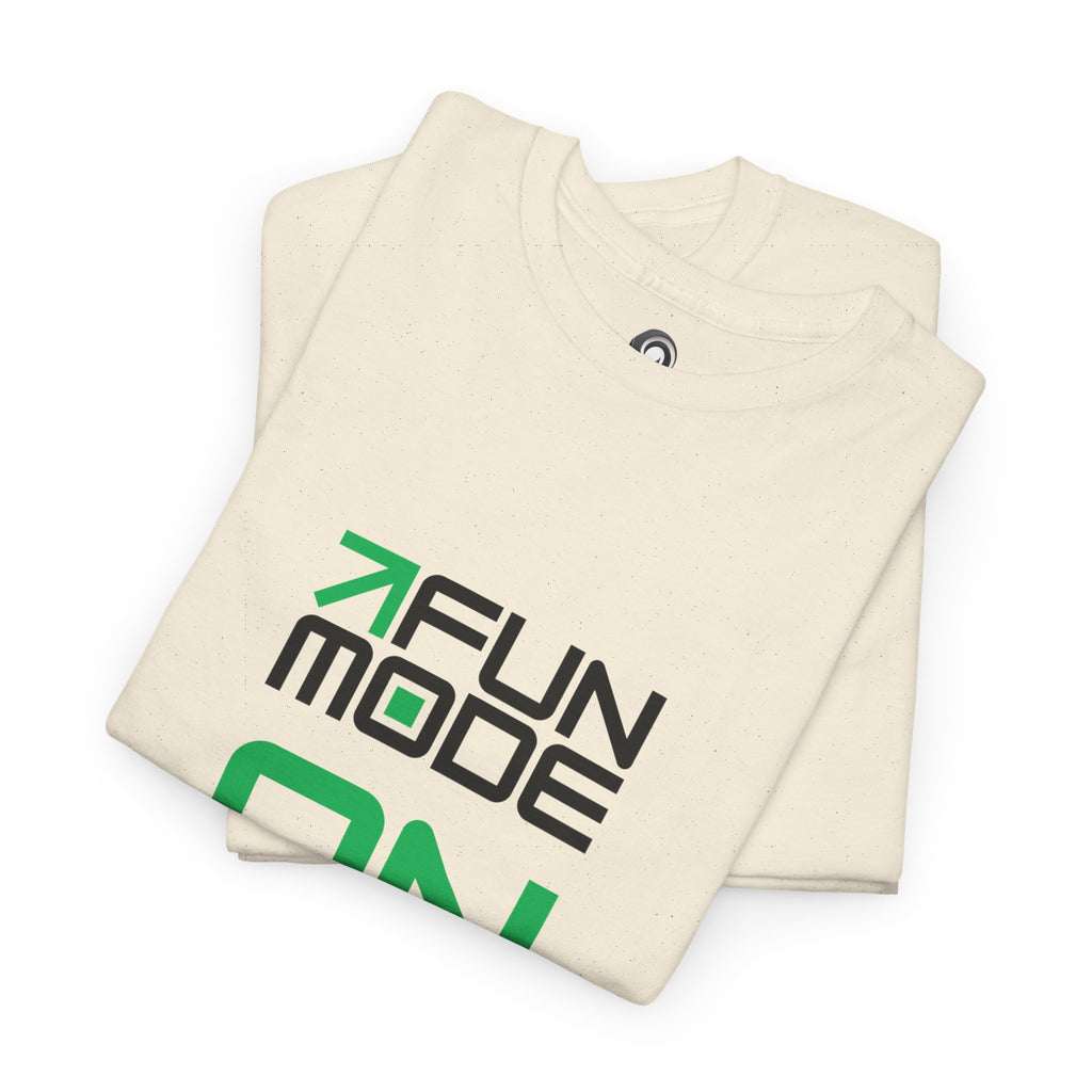 Fun Mode ON (Black) Unisex Heavy Cotton Tee - Casual Wear