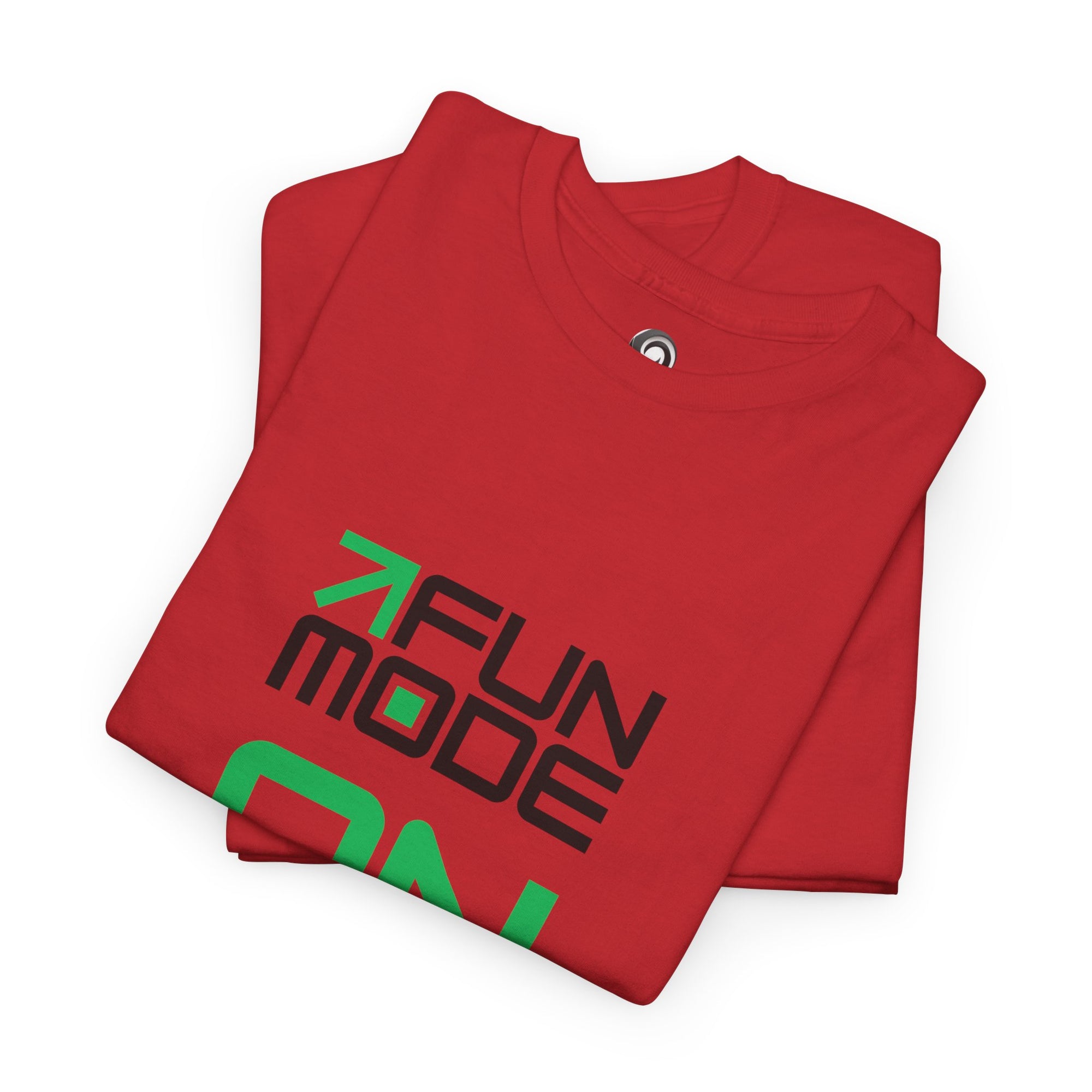 Fun Mode ON (Black) Unisex Heavy Cotton Tee - Casual Wear
