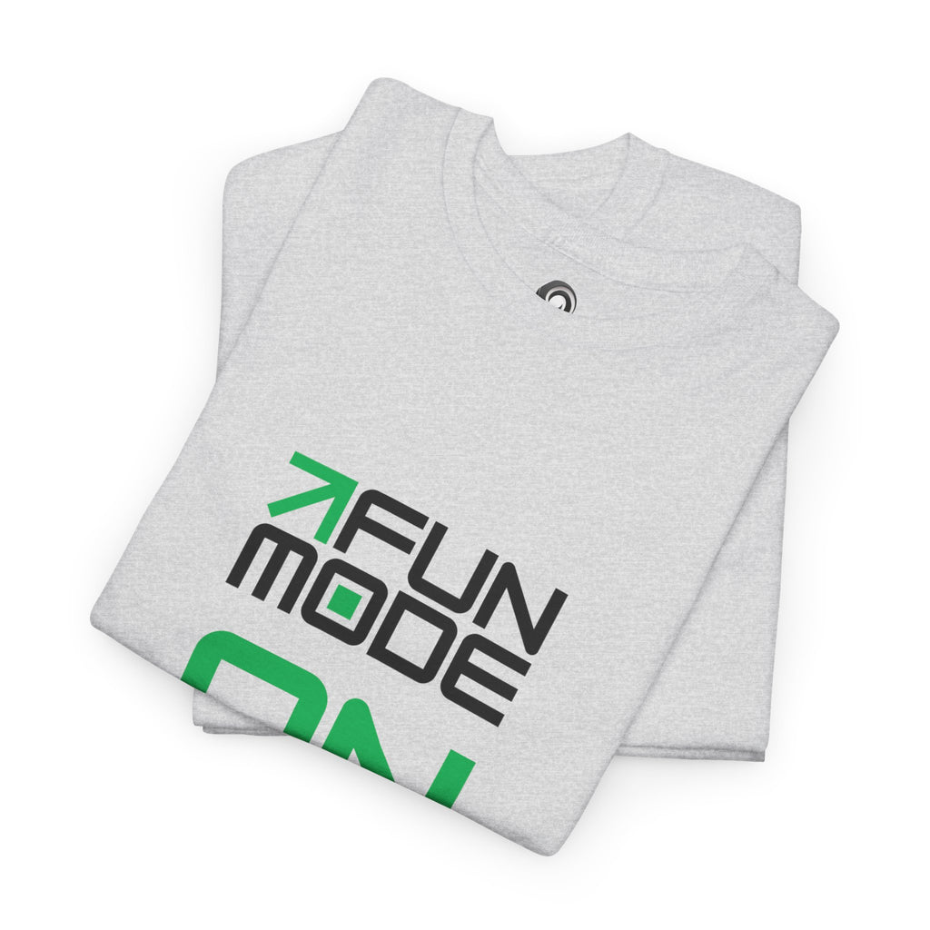 Fun Mode ON (Black) Unisex Heavy Cotton Tee - Casual Wear