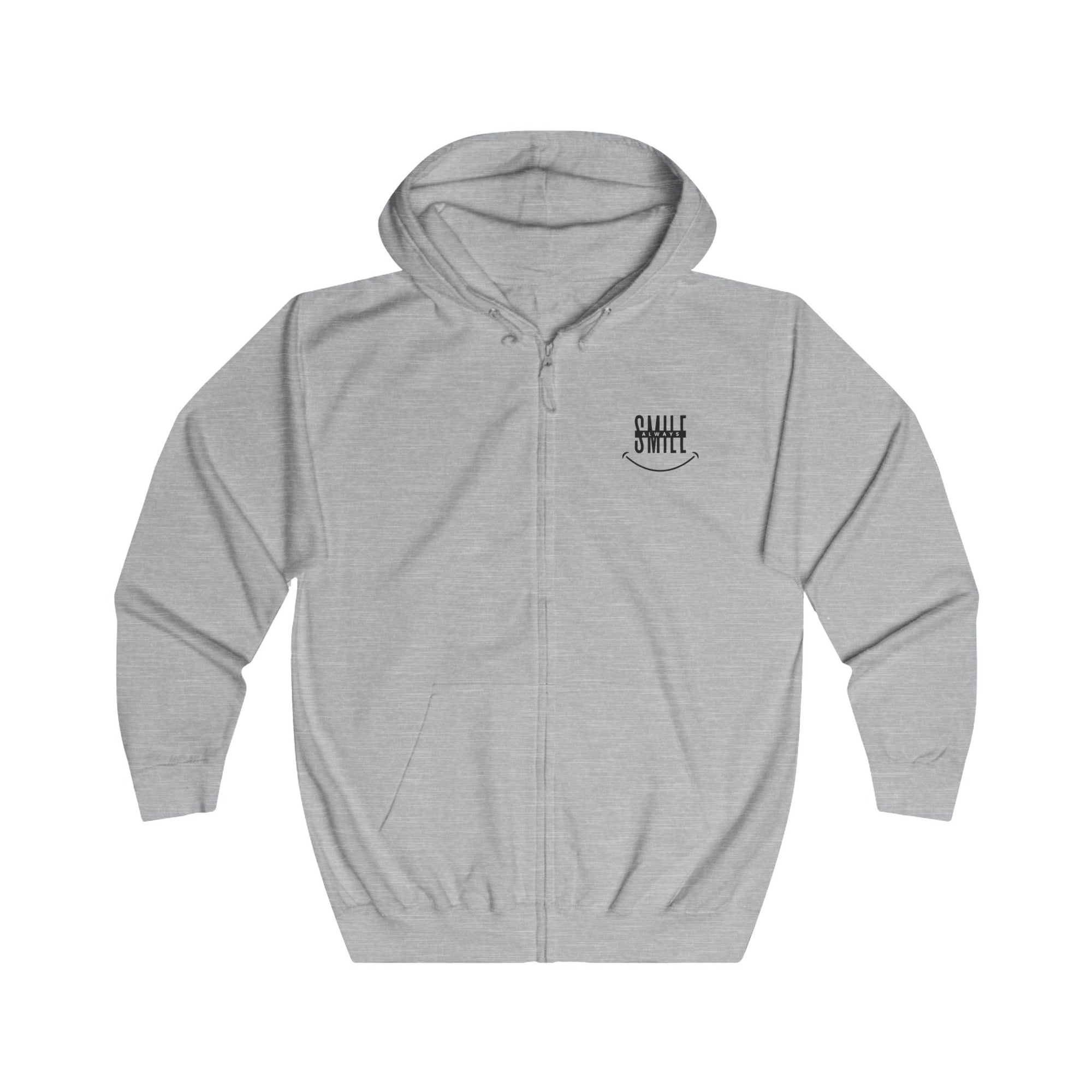 Chill Vibes Unisex Full Zip Hoodie - Relaxed Style, Ideal for Any Season