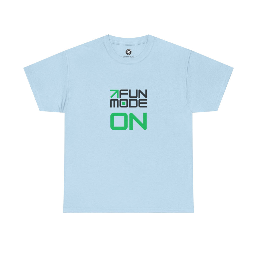 Fun Mode ON (Black) Unisex Heavy Cotton Tee - Casual Wear