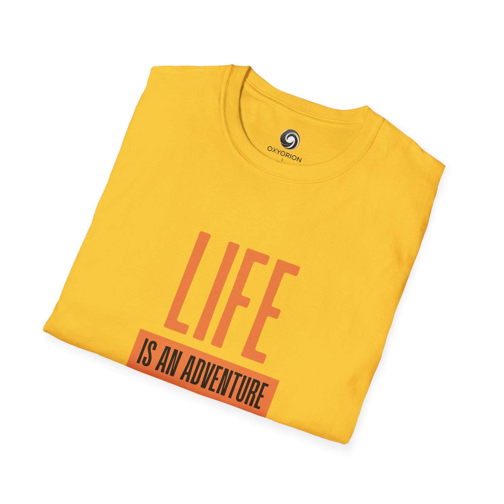 Adventure Inspired Unisex T-Shirt, Life is an Adventure Tee, Casual Wear, Gift for Travel Lovers, Inspirational Shirt, Everyday Comfort