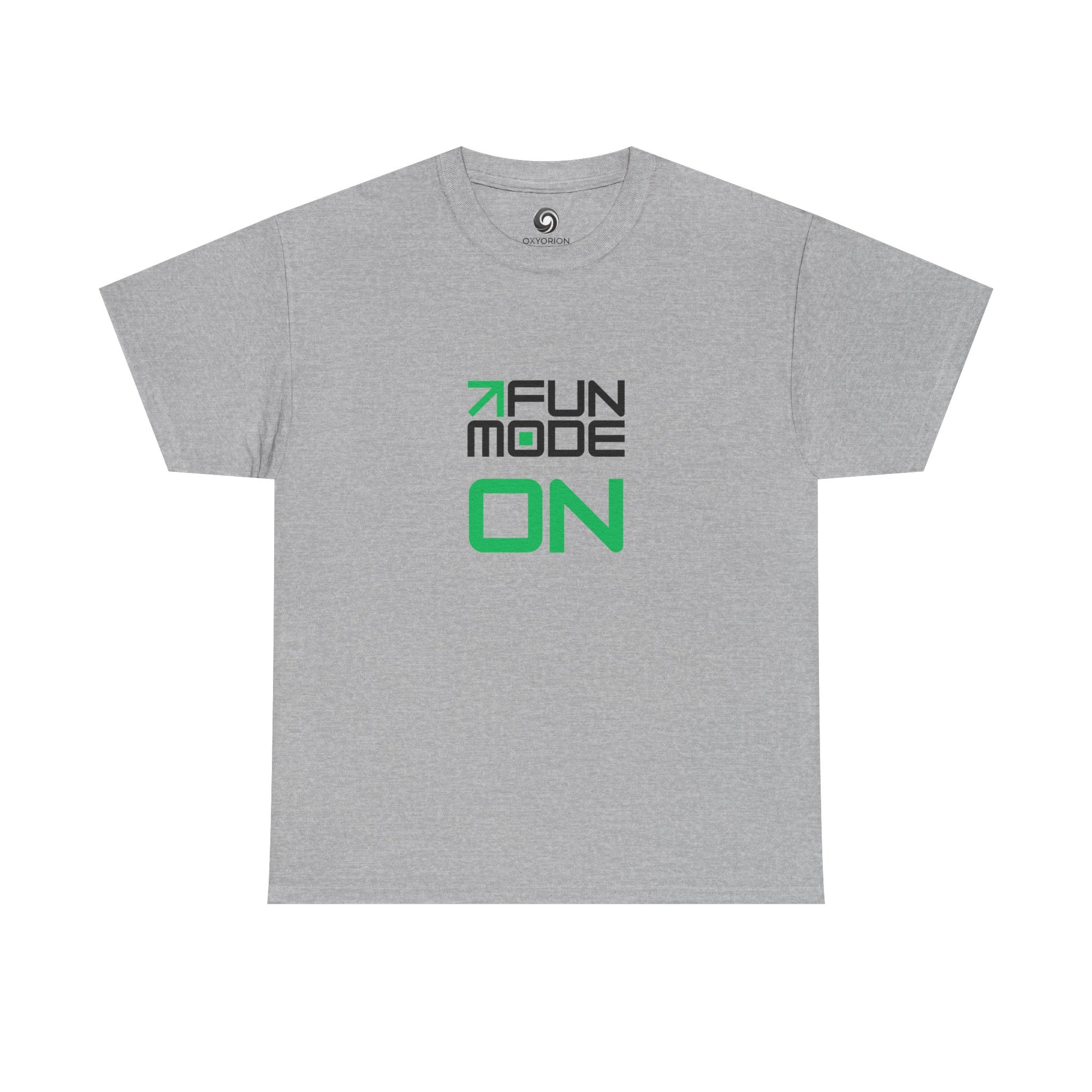 Fun Mode ON (Black) Unisex Heavy Cotton Tee - Casual Wear