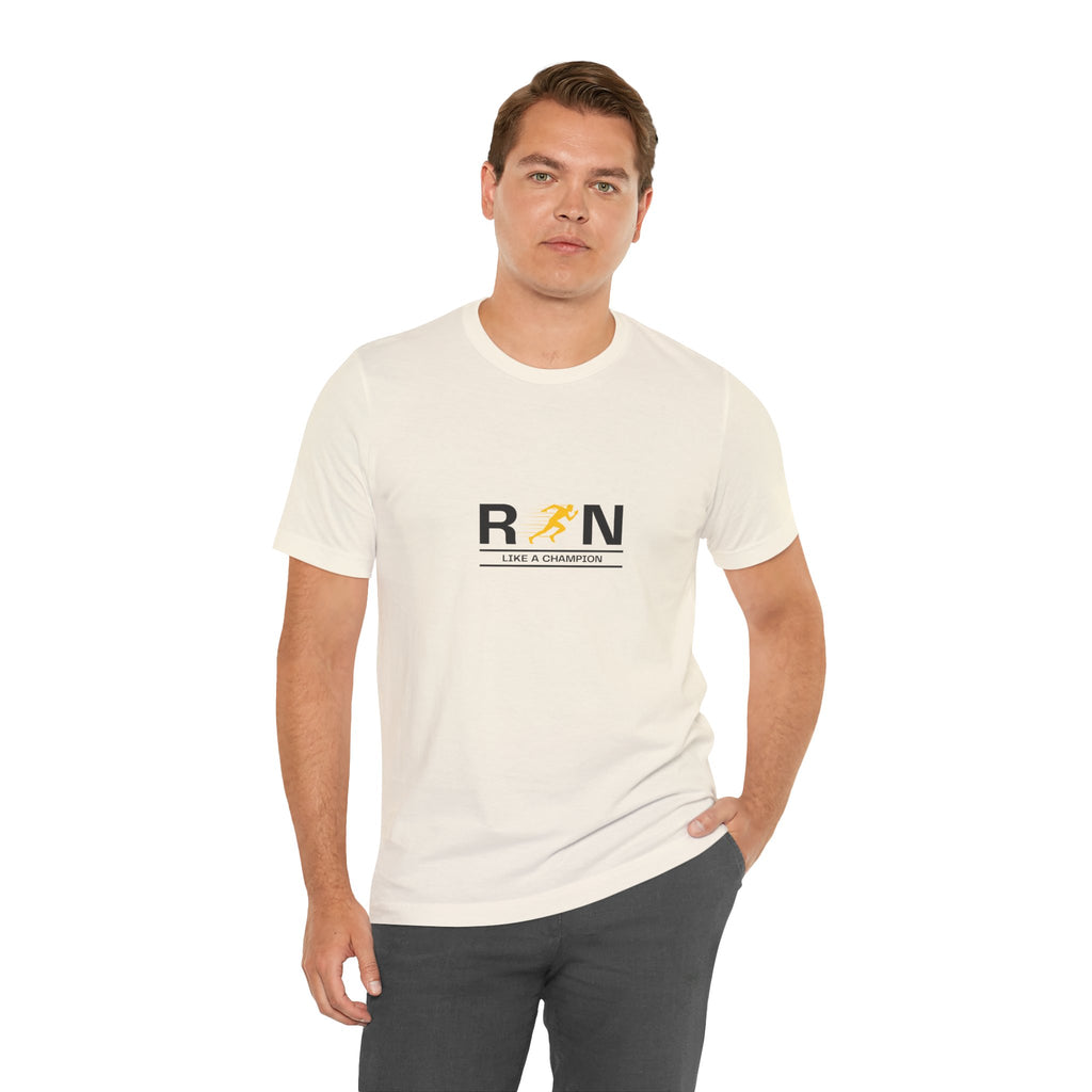 Unisex "RUN" Tee - Perfect for Runners and Fitness Lovers